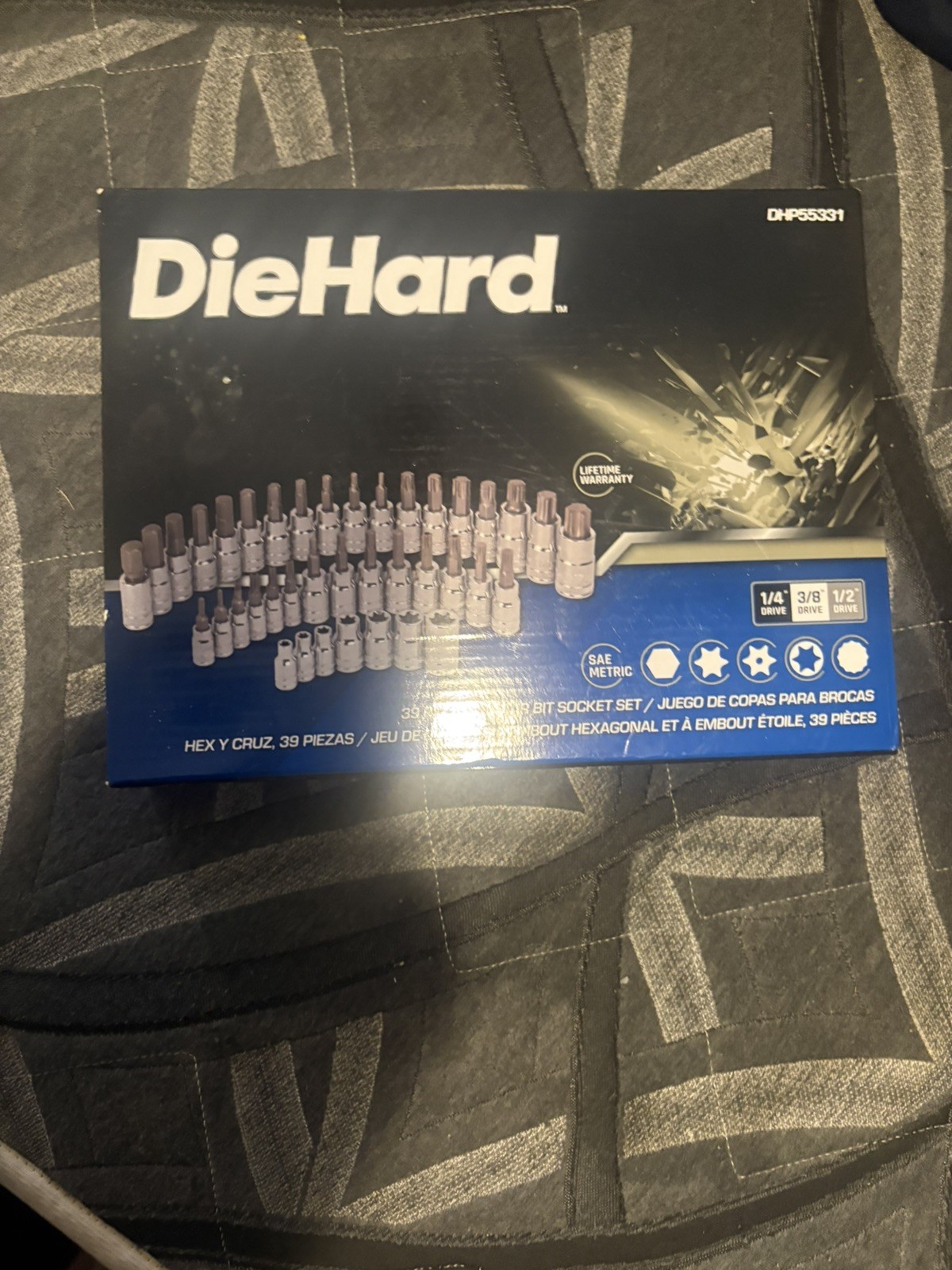 DieHard DHP55331 39-Piece Hex & Star Bit (Torx) Socket Set – NEW
