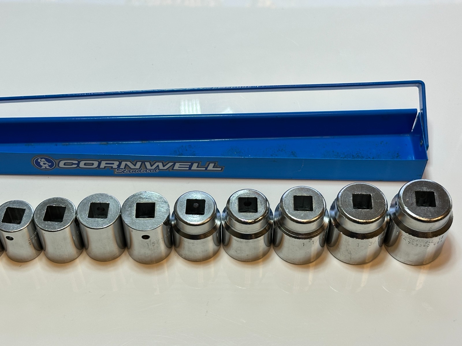 Cornwell Tools USA ST-3215S 1/2” Drive 15pc SAE 3/8 to 1-1/4” Shallow Socket Set