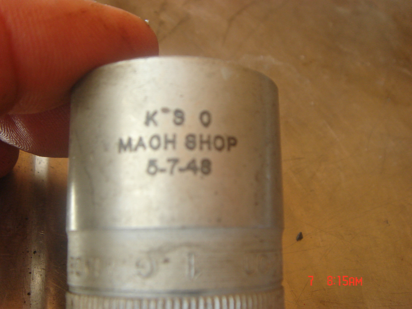 Vintage 1948 Snap On socket SW 320 1/2 – 1/2″ Drive 1″ Socket tool – 12 Point