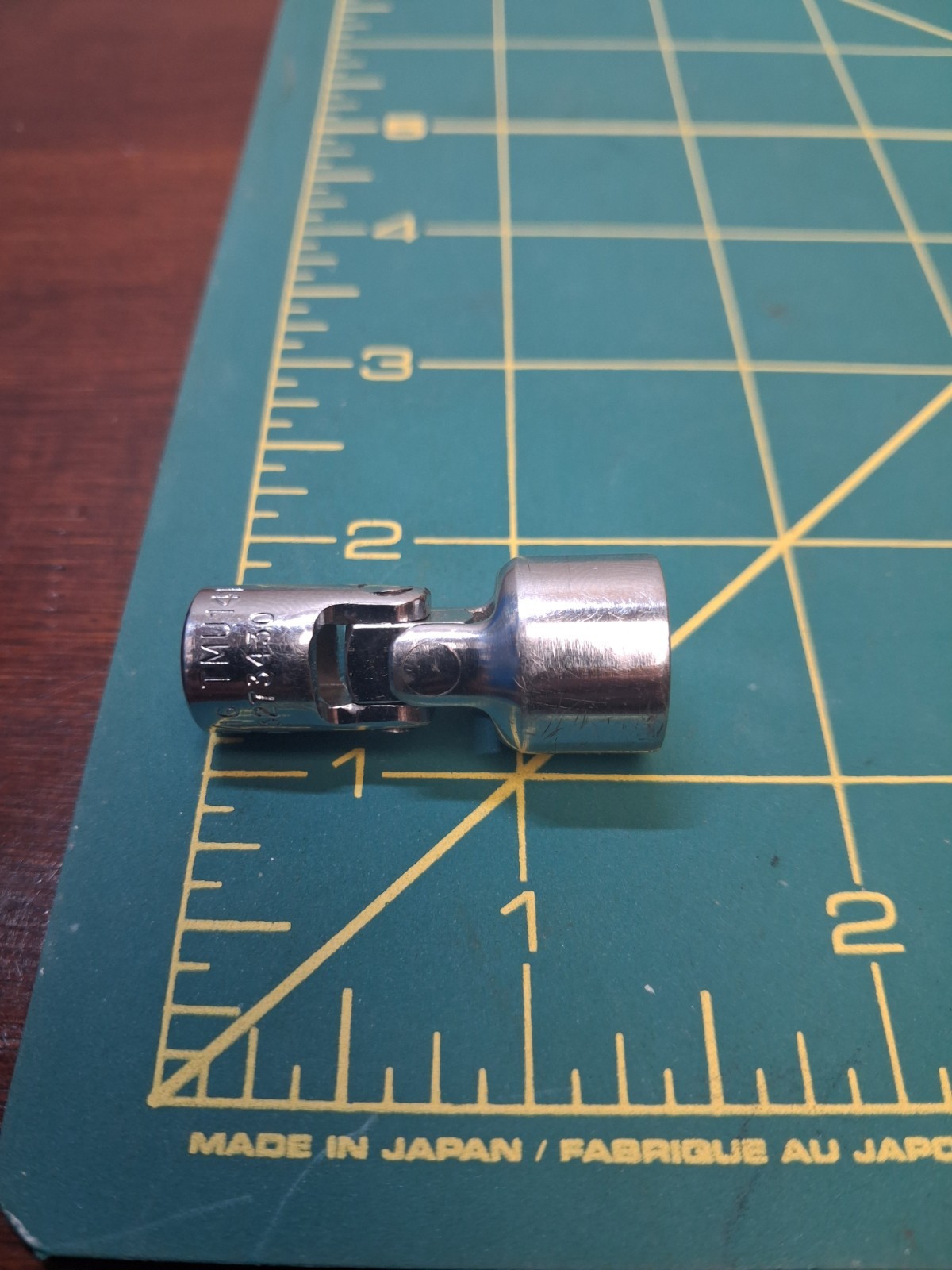 Snap-on Tools 7/16″ TMU141 1/4″ Drive 12 Point Swivel Socket Underline Logo 🇺🇸