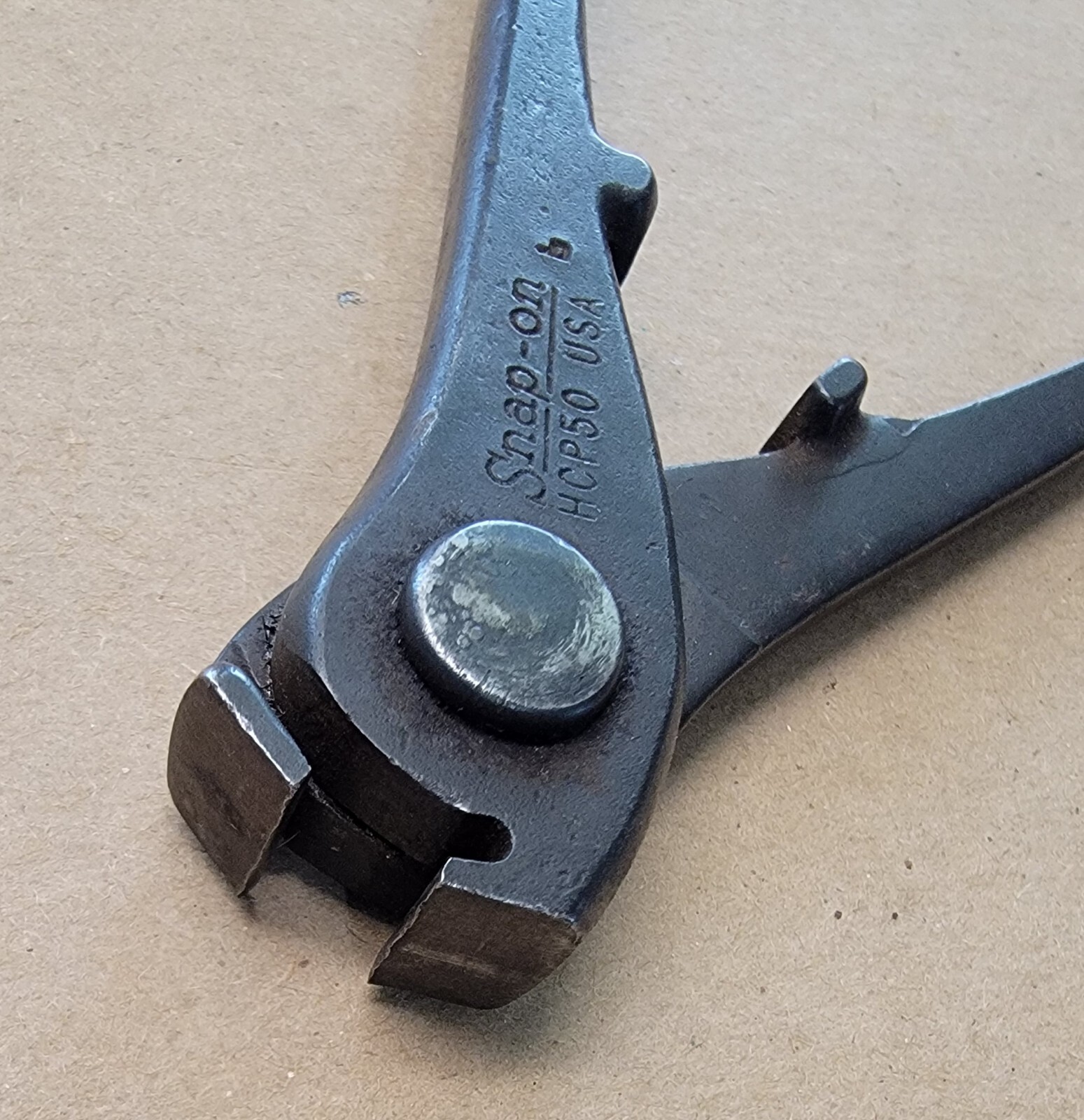 VINTAGE Snap-On End Cutter Nippers Pliers HCP50 Snap on LOOK COLLECTORS!!