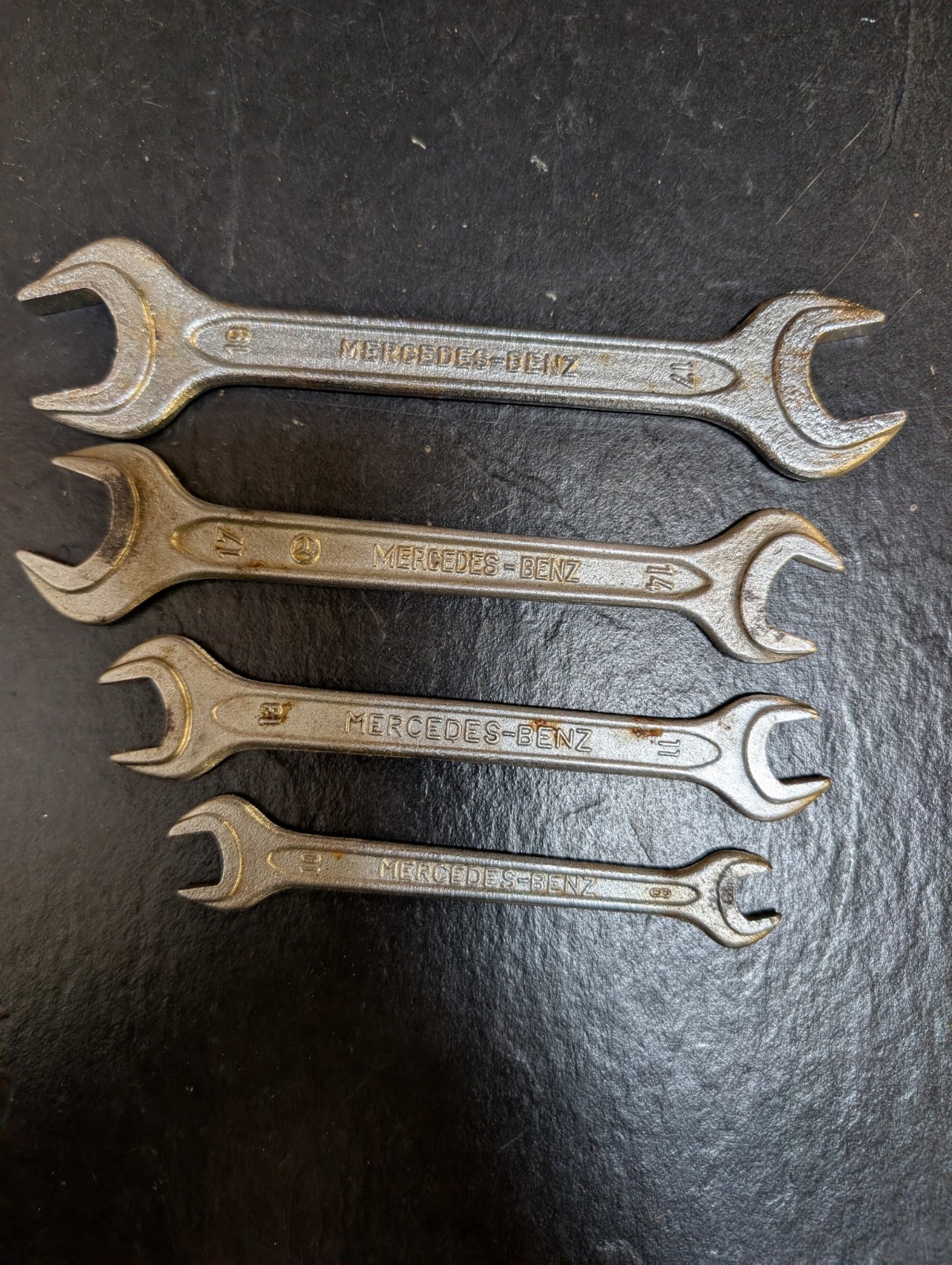 Heyco/Unior Mercedes 4pc Open End Wrench Set