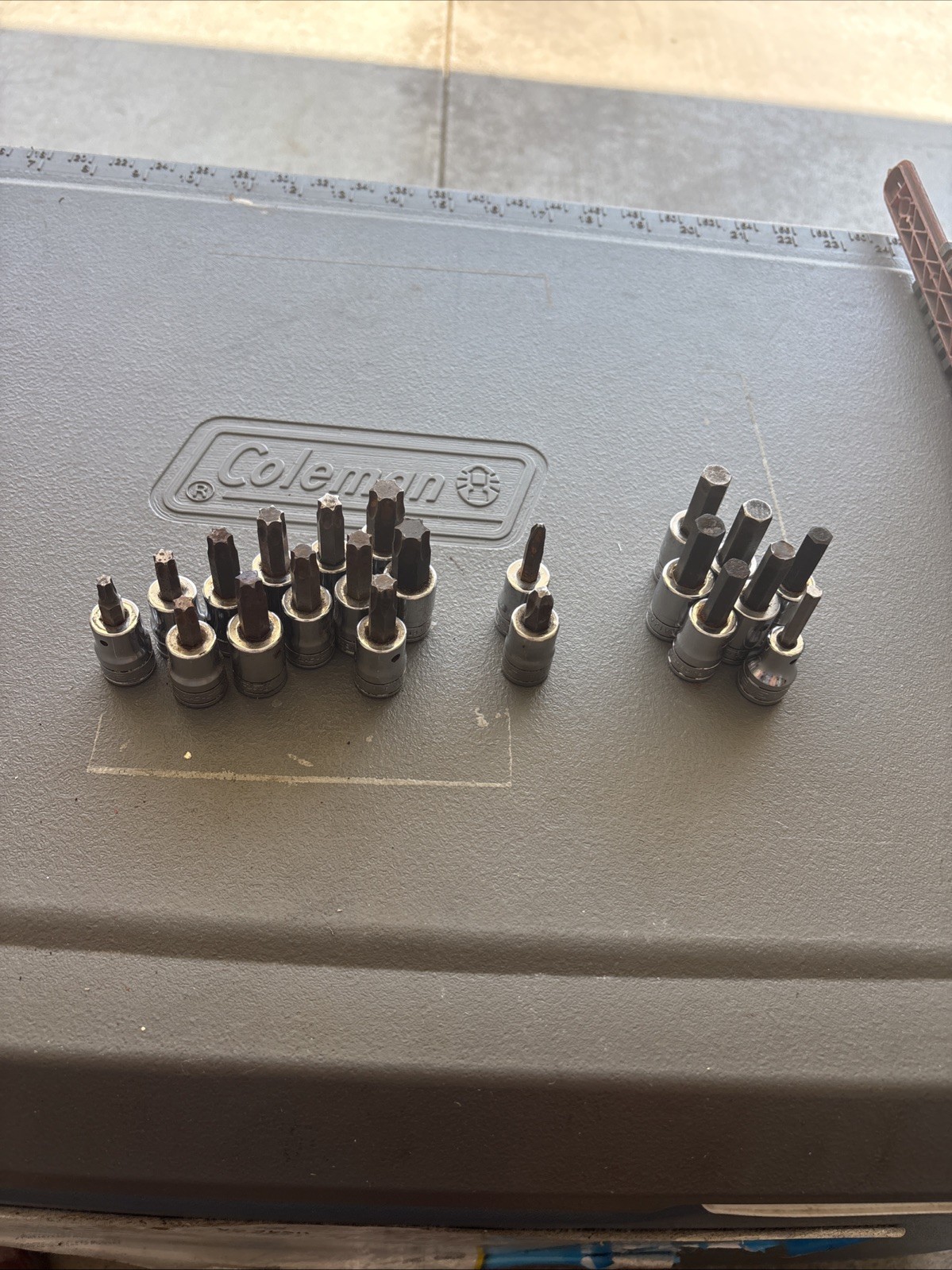 Huge Lot Snap-On 3/8” Drive Specialty Sockets Torx Allen’s Screwdriver Bits