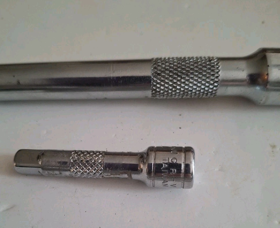 Vintage ACE HARDWARE 1/4-3/8 RACHETS WITH 2 EXTENSIONS 1 ACE 1 TRUE CRAFT