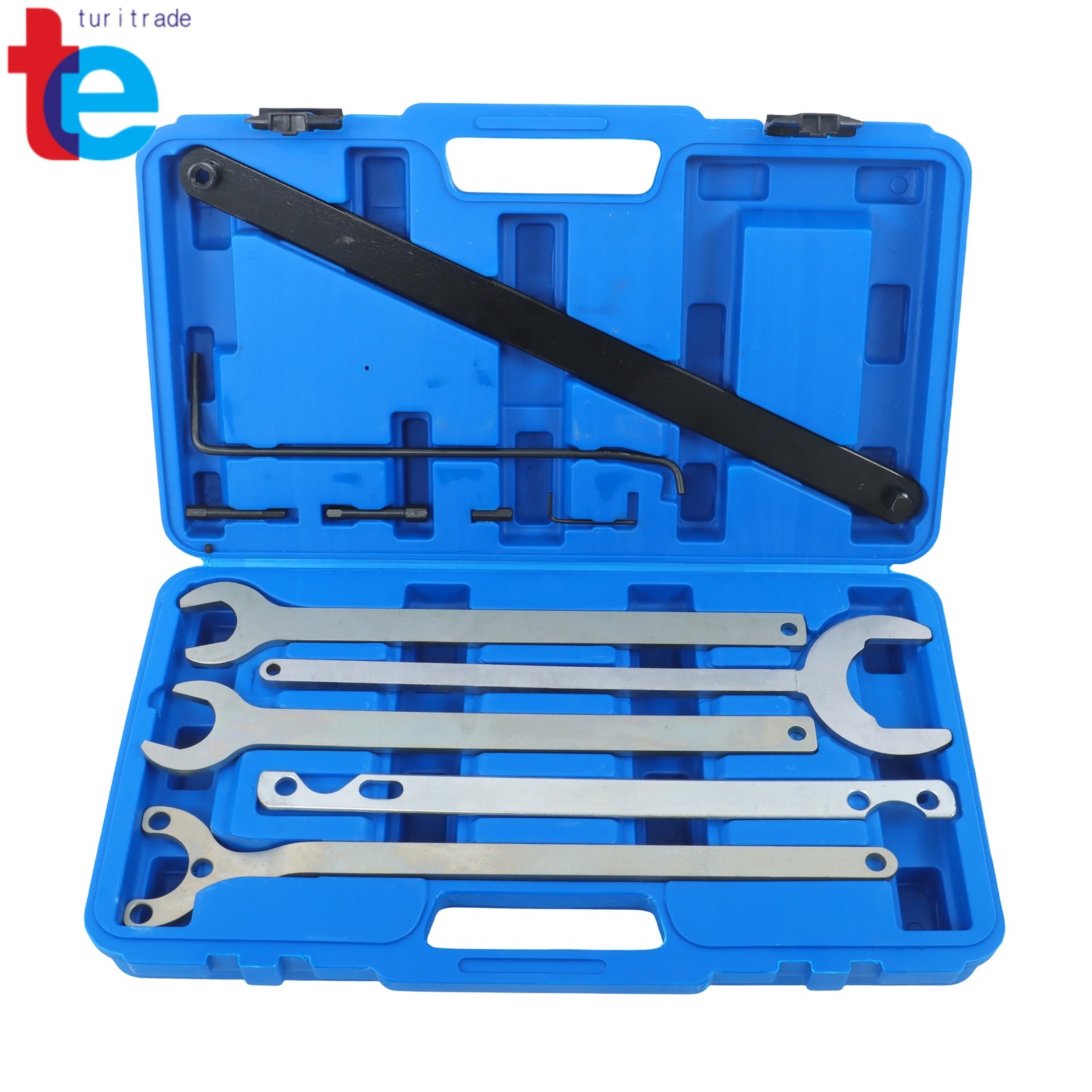 Fan Clutch Water Pump Holder Wrench Tool Set 32 36 38 40 65mm for BMW Mercedes