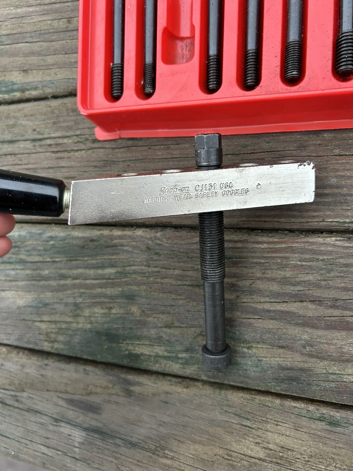 Snap On Steering Wheel Puller Disconnect Set CJ131