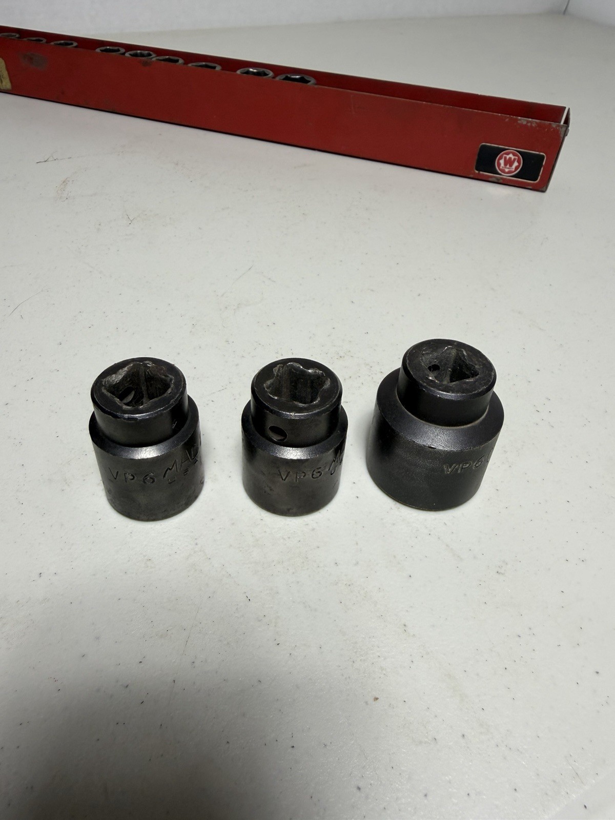 MAC Tools 13pc VP6 Metric 10mm-27mm Impact Socket 1/2” dr 6 Point Shallow USA