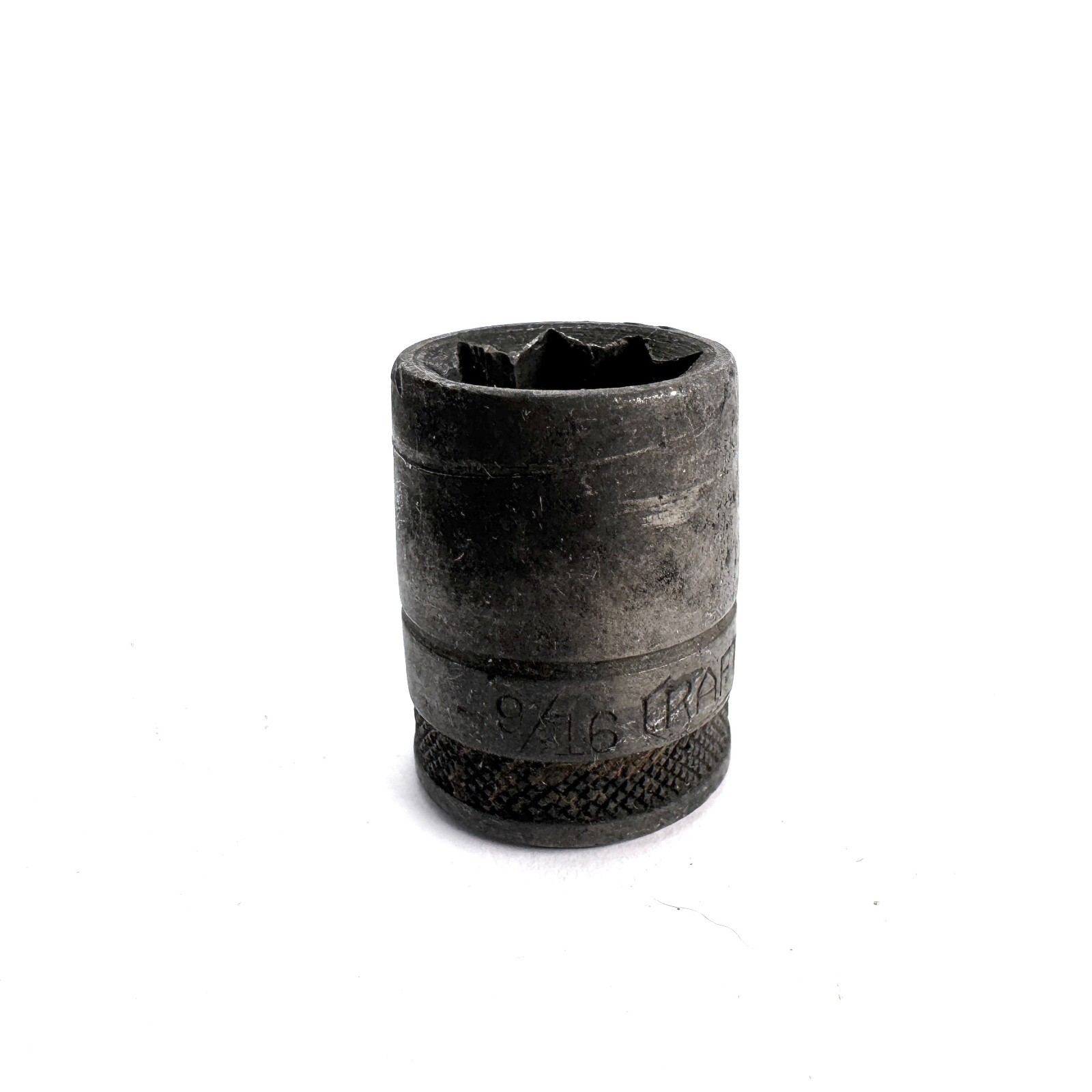 Vintage Craftsman BE 9/16″ 1/2″ Drive 8-Point Double Square Socket USA READ