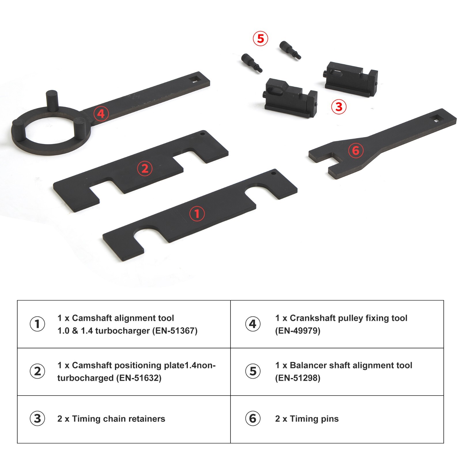Engine Timing Tool Set for Buick Excelle Chevrolet New Cruze 1.0L/1.4 L / 1.5T