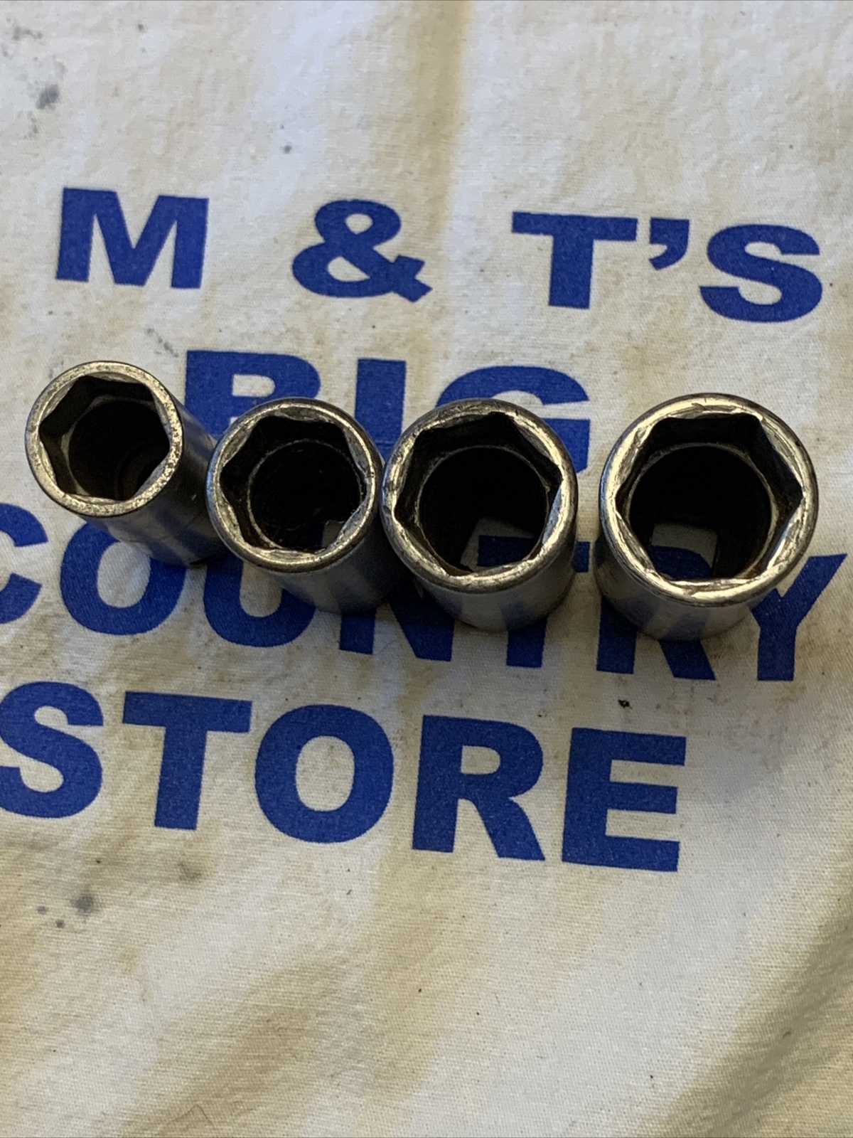 Snap-on Tools 3/8″ Drive 6pt 4pc Deep SAE Socket Set SIMF180, 200, 220, 240