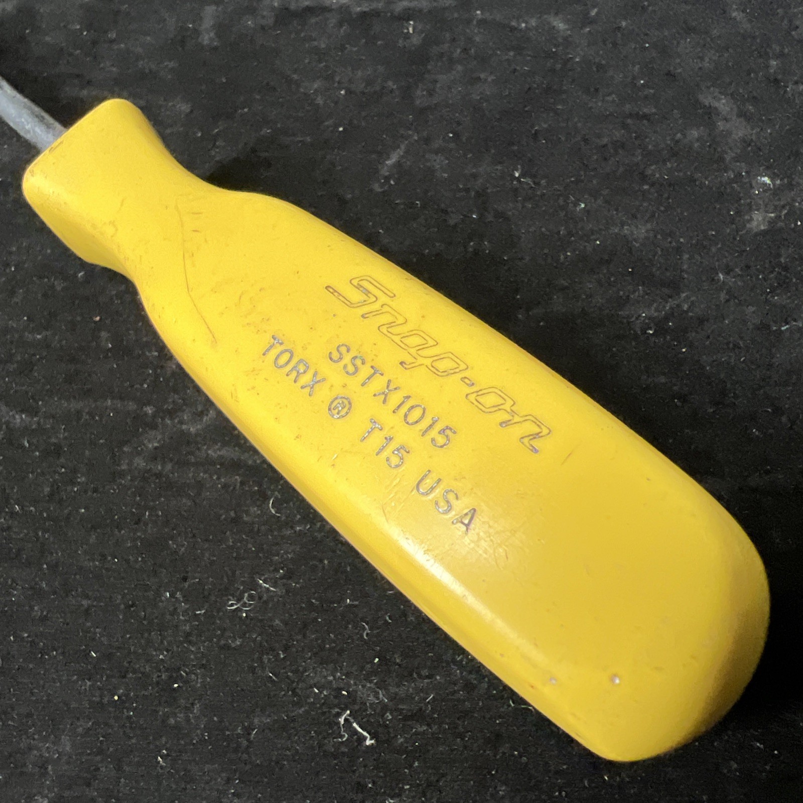 Vintage Snap On Torx T15 Long Driver SSTX1015 Yellow Handle
