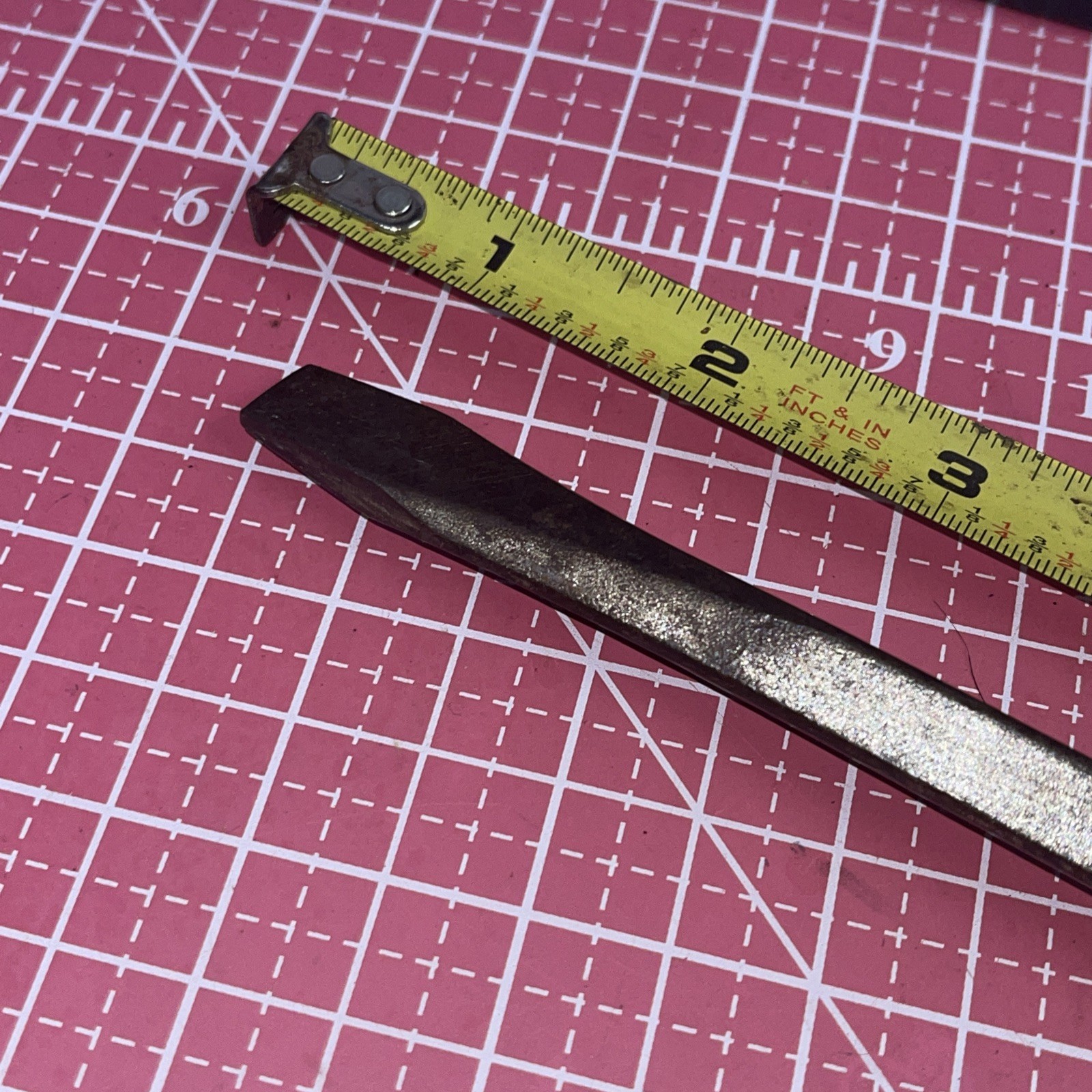 Vintage Klein USA 19432 Screwdriver 12 In Long 3/8 In Cabinet Tip Square Shank