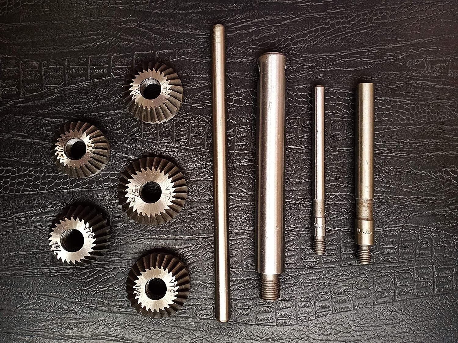 Valve Seat Face Cutter Set Of 5 Pcs Carbon Steel Kit Vintage Car Bike