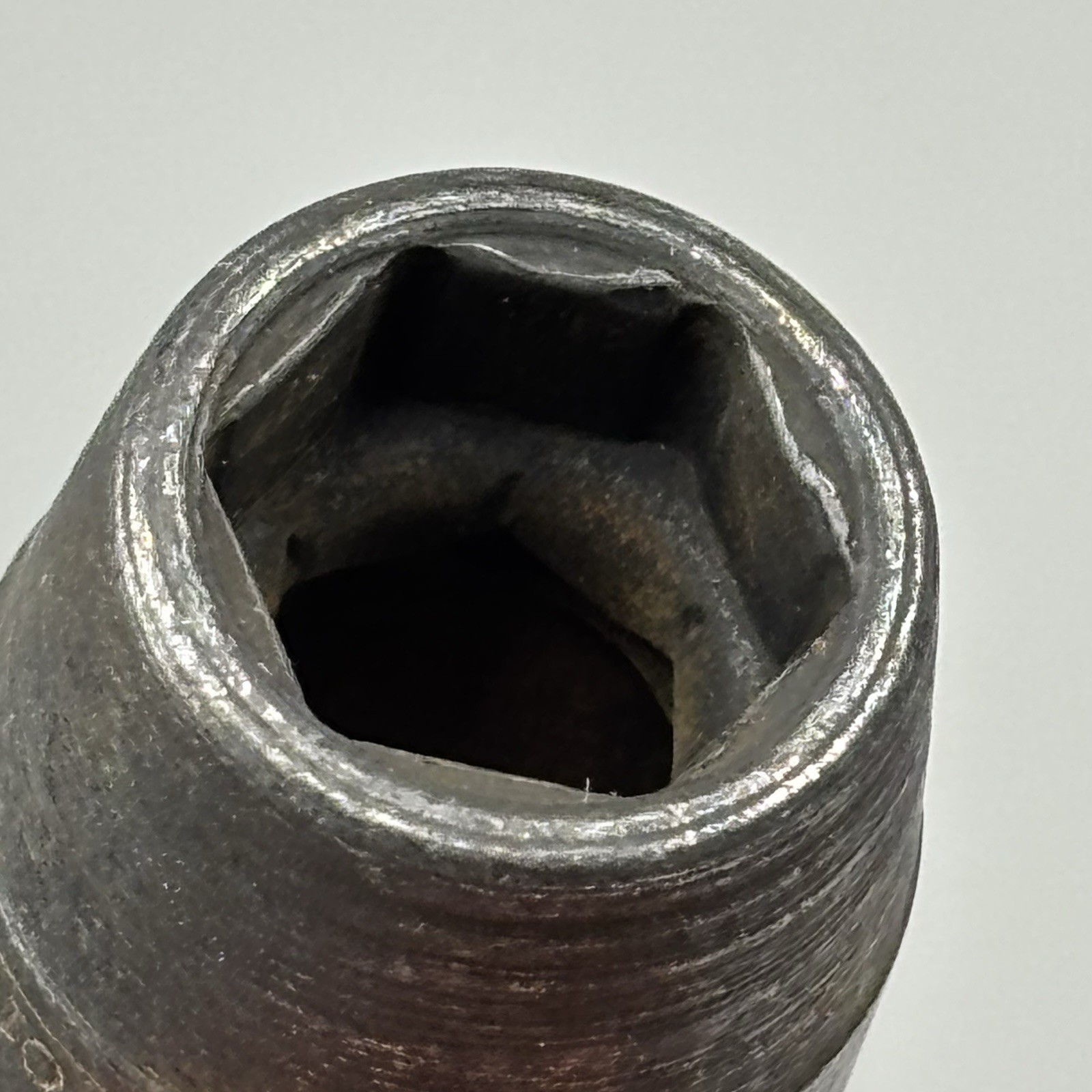 Snap On IMF120 3/8 Dr 6Pt SAE 3/8 Flank Dr Shallow Impact Socket USA VTG 1991