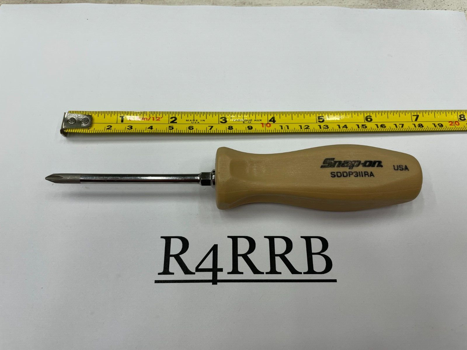 Snap-on Tools USA NEW COMBAT TAN Hard Handle #1 Phillips Screwdriver SDDP31IRACT