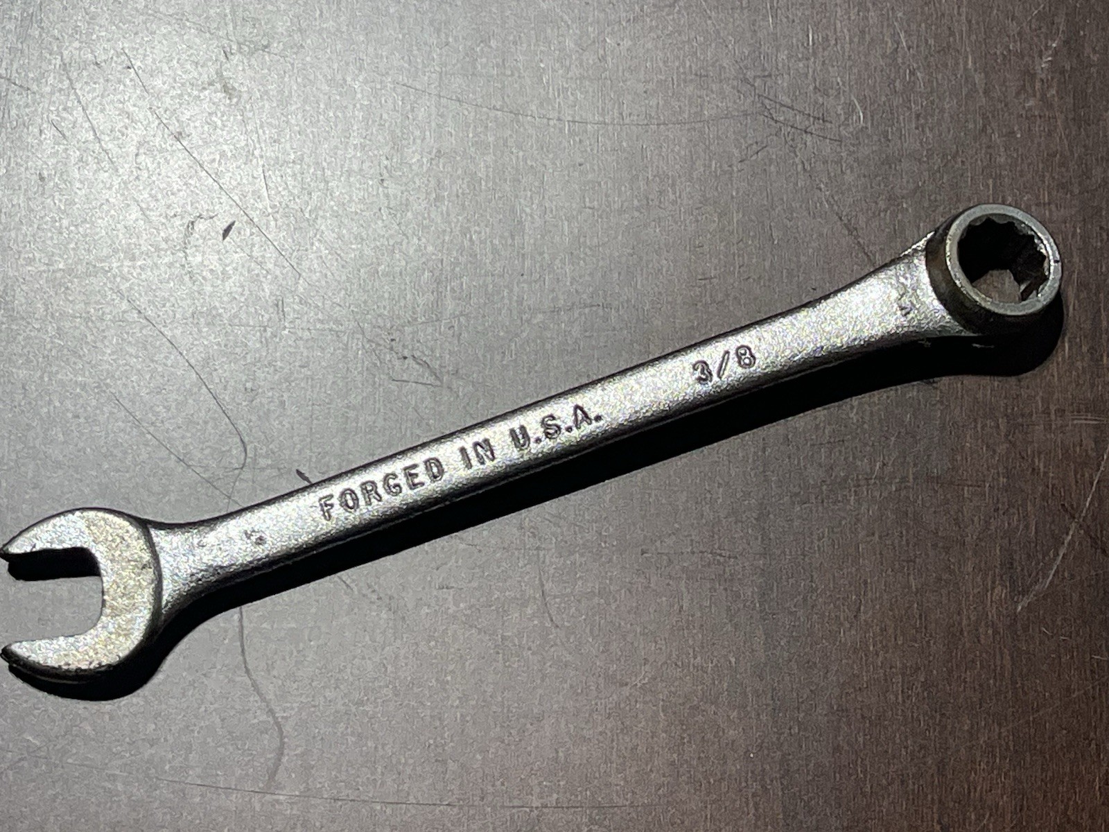 Vintage USA Forged Steel 3/8” Wrench Forged In USA USA
