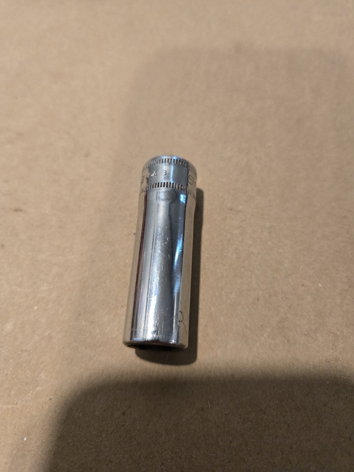 Snap On 3/8″ Drive 12MM 6PT Metric Deep Chrome Socket USA SFSM12