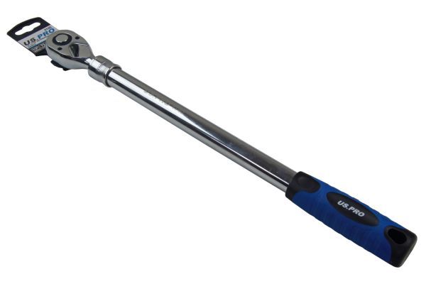 US PRO 1/2″ Dr 72 Teeth 18″ – 24″ Extendable Ratchet 4140