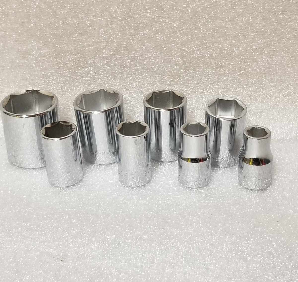 Armstrong 8-Pc 1/2″-Drive 6-Pt Socket Set 7/16″ to 1-3/16″ Made in USA