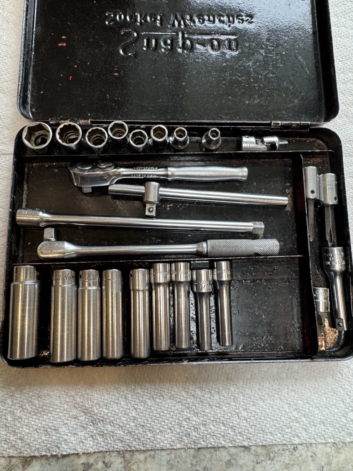 Vintage Snap-On Socket Wrenches 1/4”