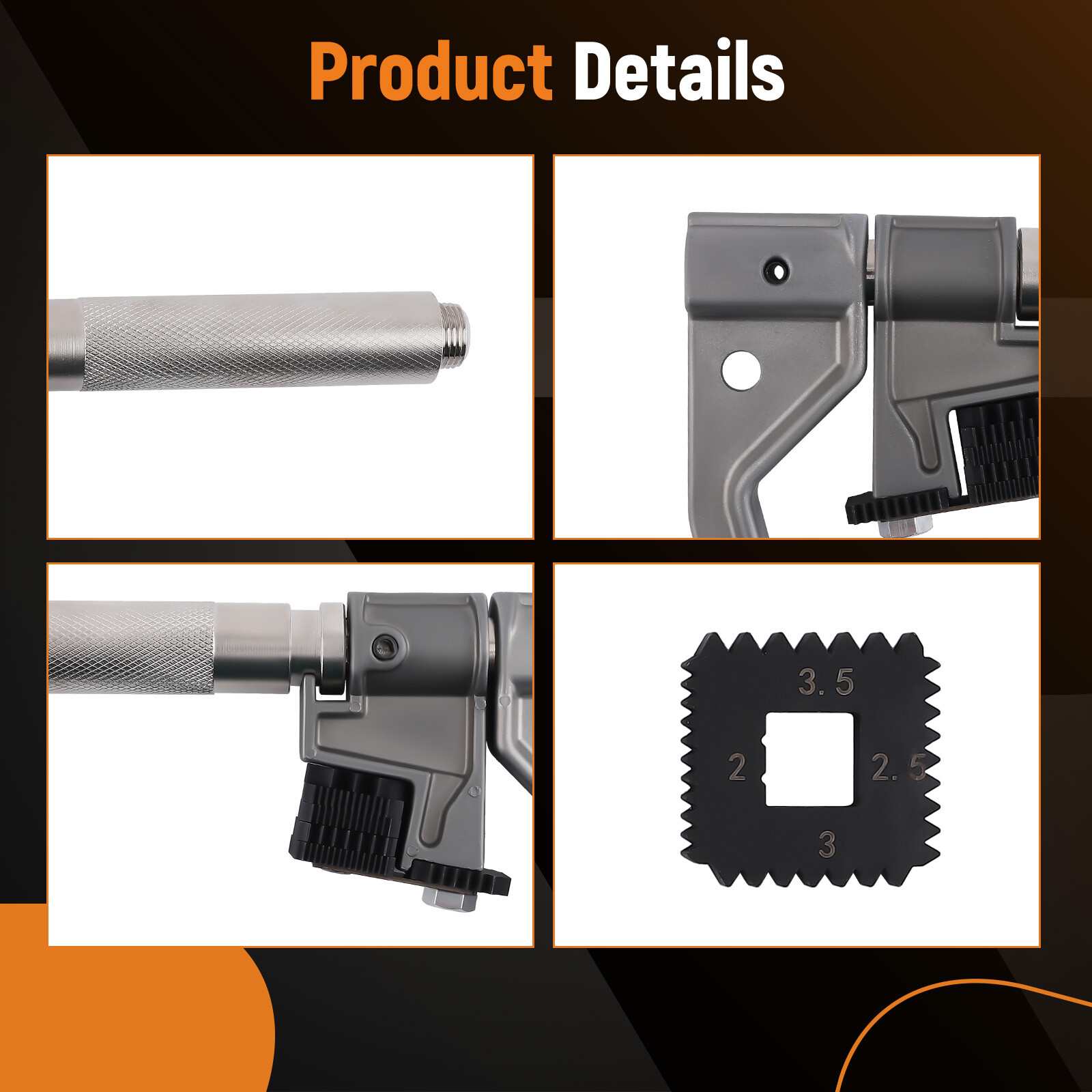 Outside Thread Chaser External Repair Tool 7402 +6 Dies for 1-1/4” to 5” O.D.