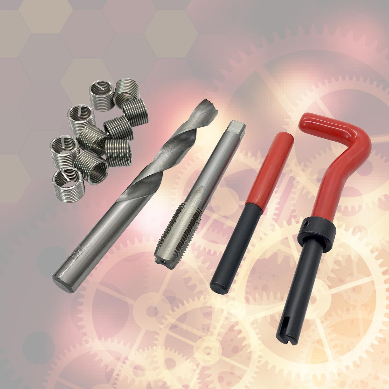 ANPTGHT 3/8-16 Inch Thread Repair Kit, Helicoil Inserts