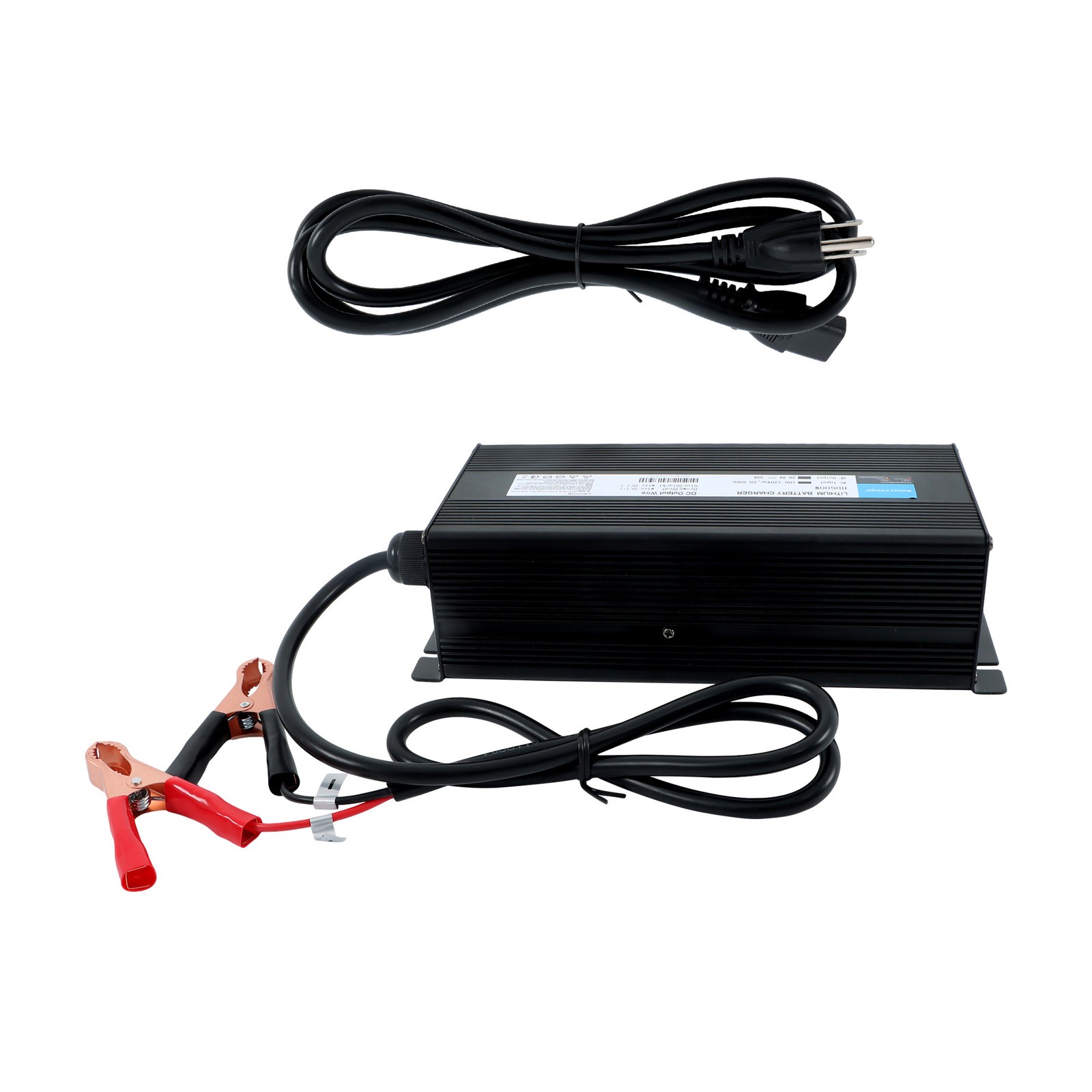 LABLT LiFePO4 Lithium Battery Charger For RVs Commercial Vehicles Boat Black 24V