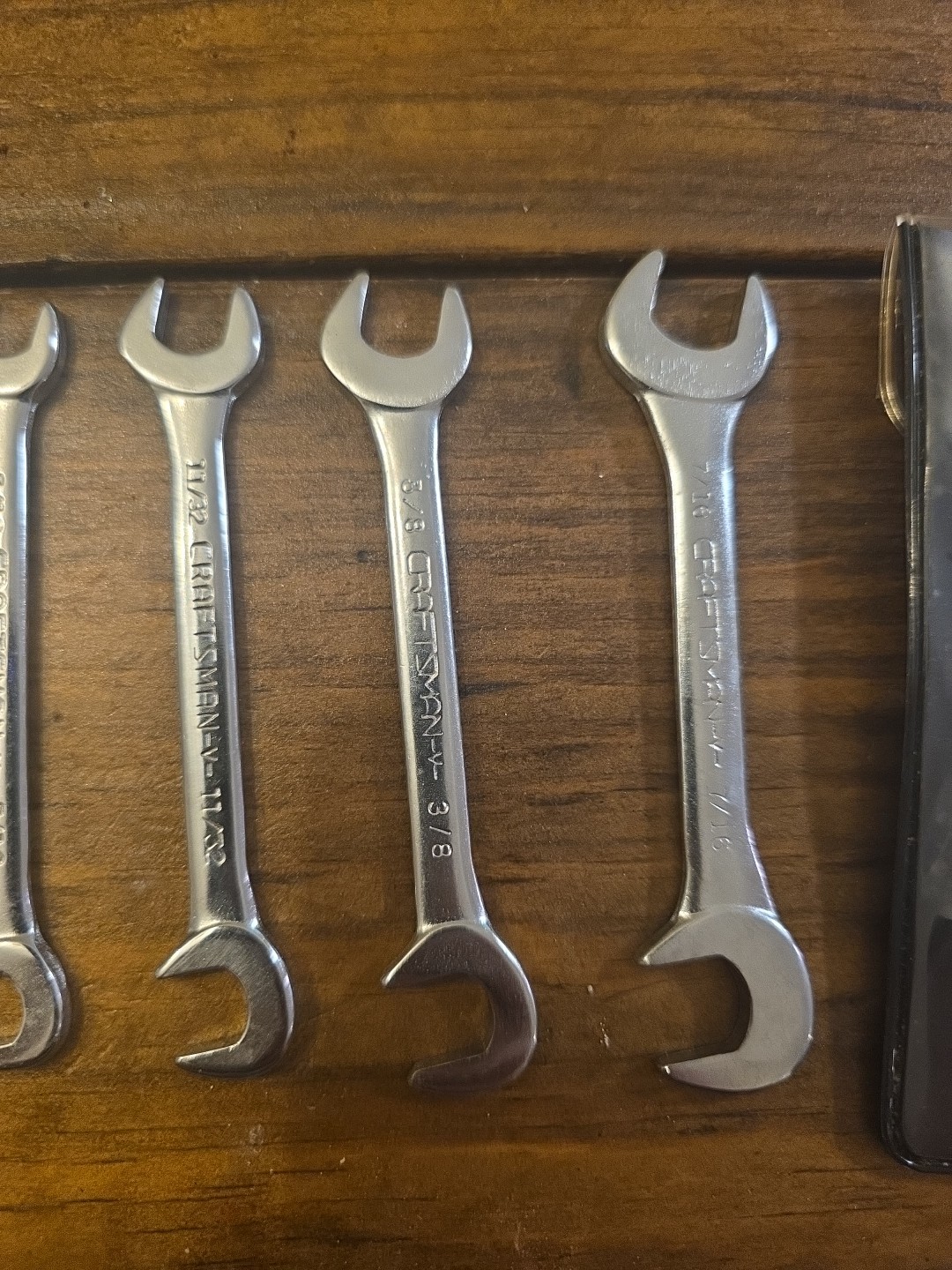 Craftsman 8 Piece Open End Ignition Wrench Set 4306 SAE 7/32 – 7/16 USA Super