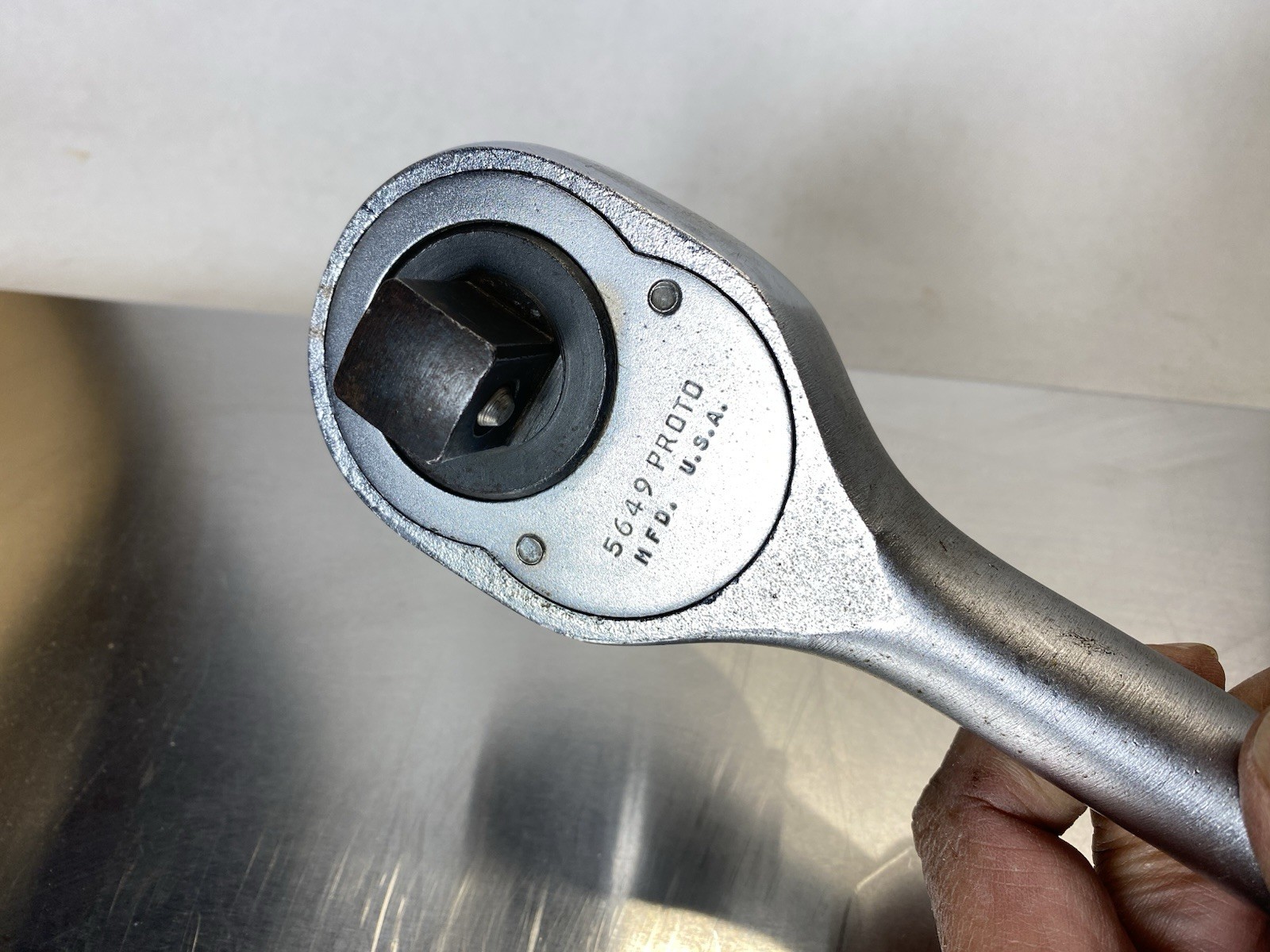 PROTO 5649 Ratchet Wrench 3/4″ Drive Pear Head 20″ With 7” Extension USA Heavy!