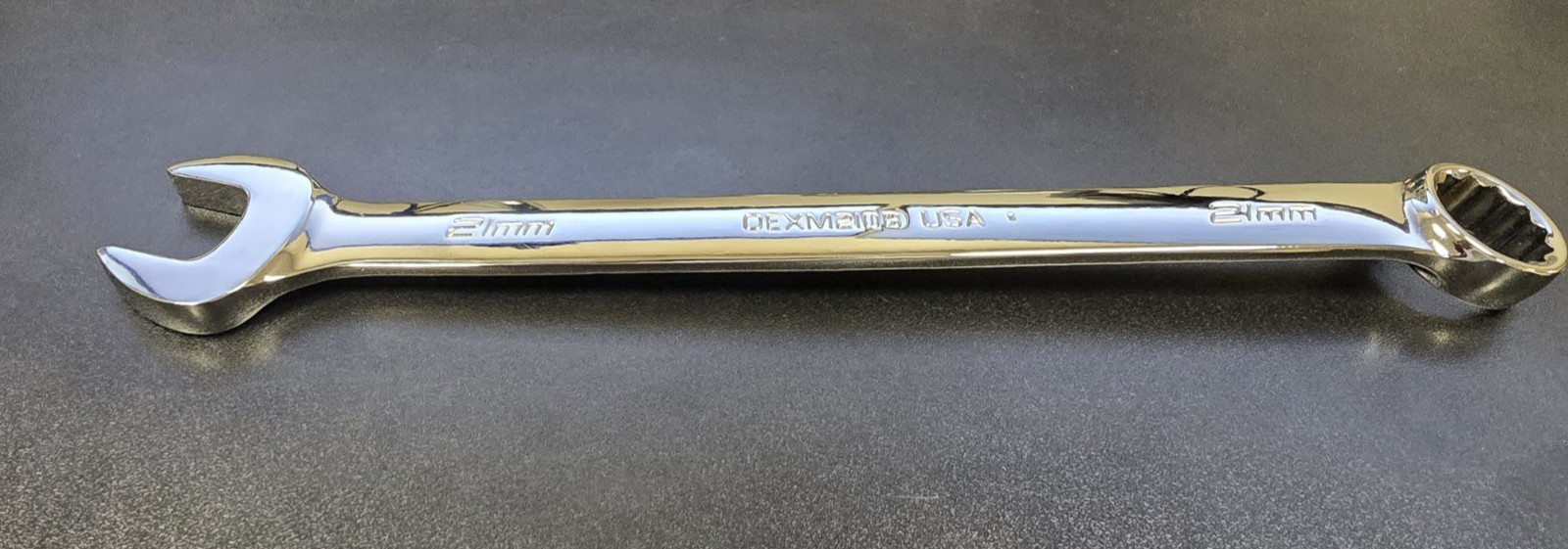 SNAP-ON TOOLS USA NEW 21mm Metric Standard 12 Point Chrome Combo Wrench OEXM210B
