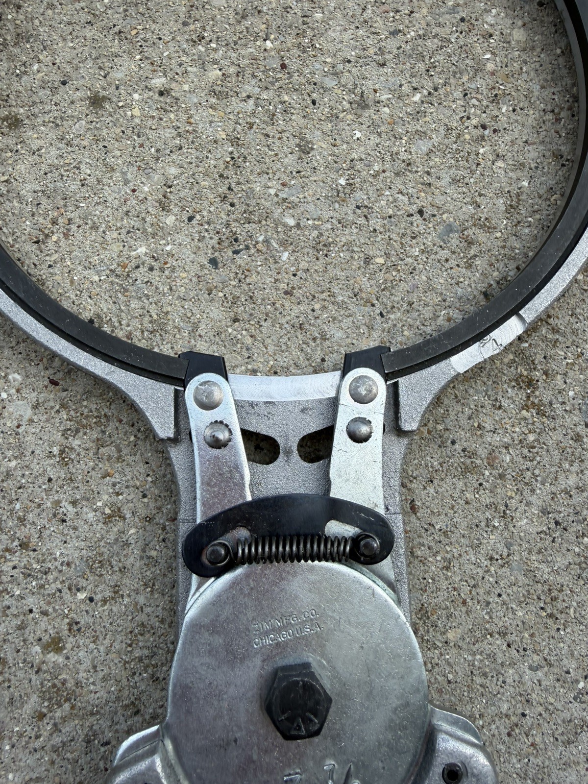 Piston Ring Expander – Large 7 7/8” Dia. – Diesel – USA by Zim – very rare!!