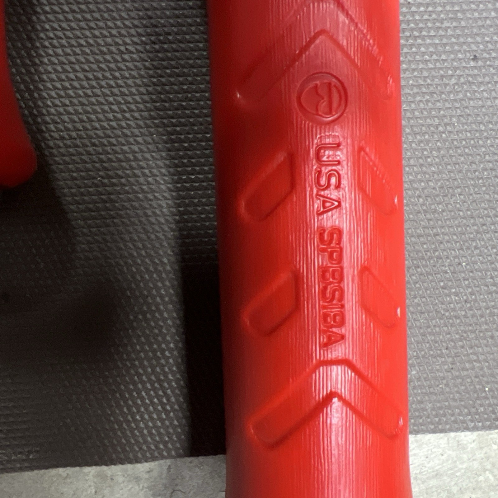 2Piece Set Snap-on USA Red Handle Striking Pry Bar SPBS18A SPBS8A
