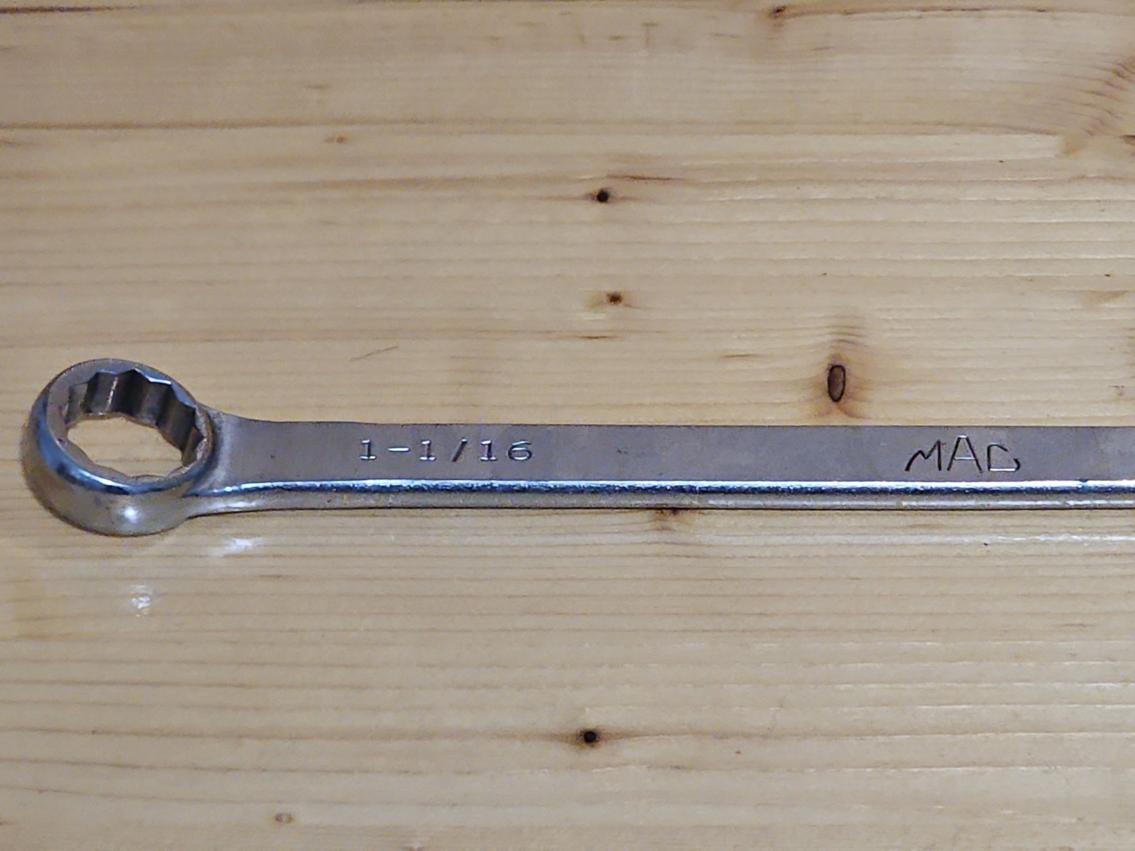 MAC Tools CL34 1-1/16″ Combination Wrench 12 Point SAE Made in the USA