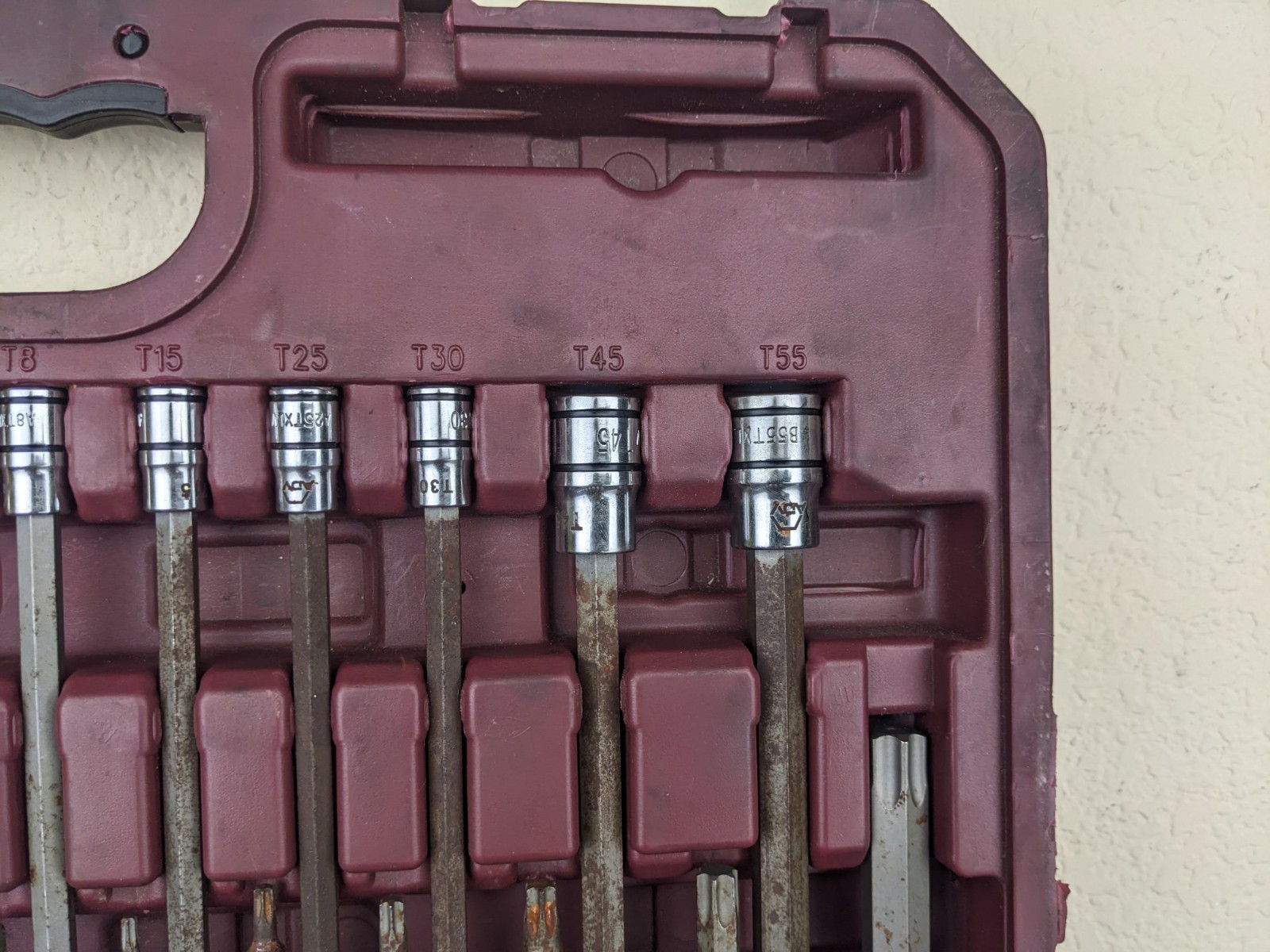 #bo767 Matco Tools 75 Piece Master ADV Hex/Torx Bit Socket Set Model SBS75VA