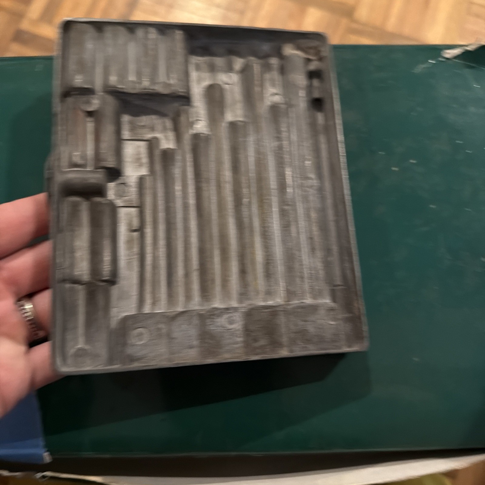 Snap on Blue Point Supreme Screw Extractors Set No 1020 Metal Empty Box