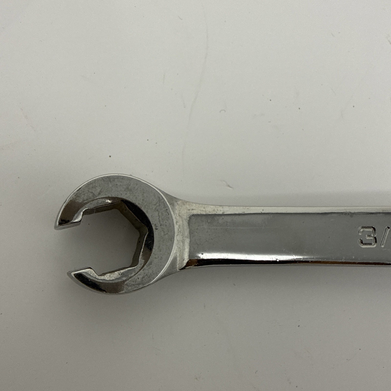 Snap-on tools 3/8 x 7/16″ SAE flare nut open end 6-point wrench RXFS1214B