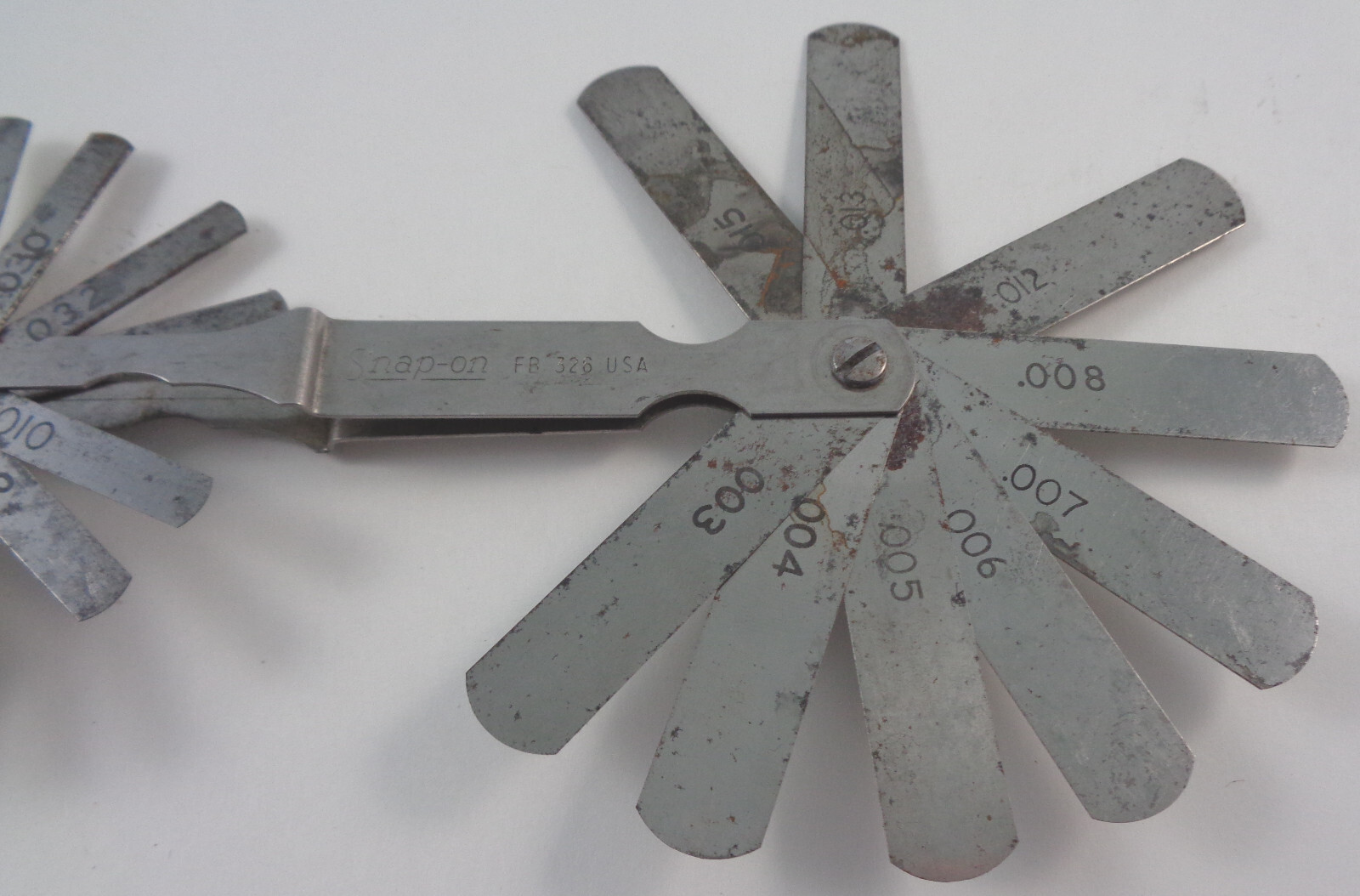 Snap-on USA FB 326 feeler gauge: 25 blades