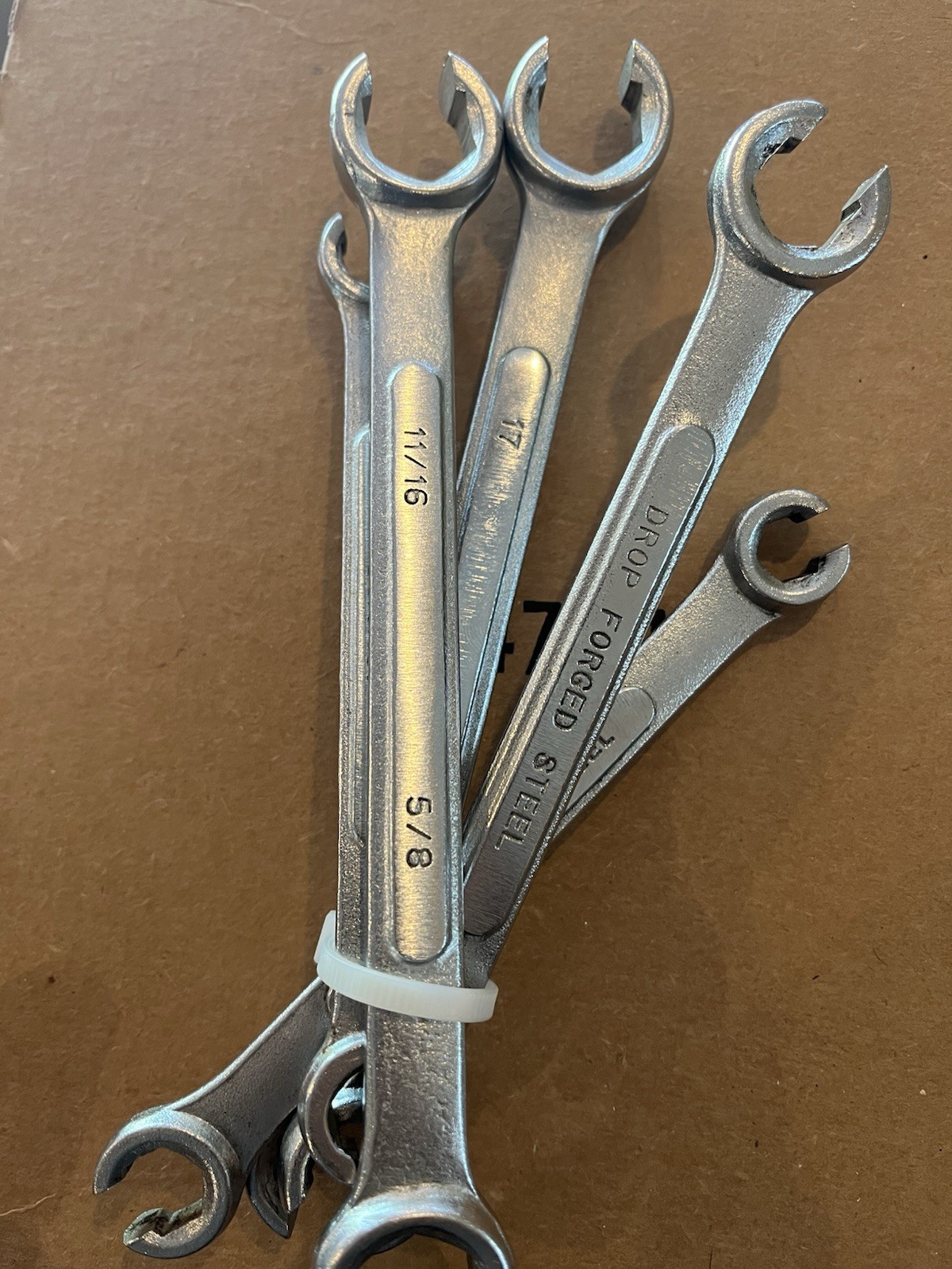 Craftsman Duralast 5 Piece Flare Nut Line Wrench Lot