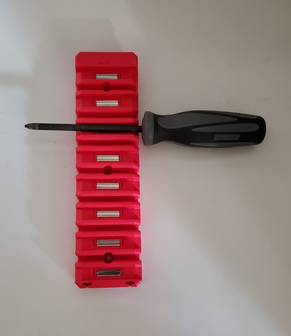 Snap On Tools RED SCREWDRIVERS Holder Organizer 1 piece item Flex Holder BLACK