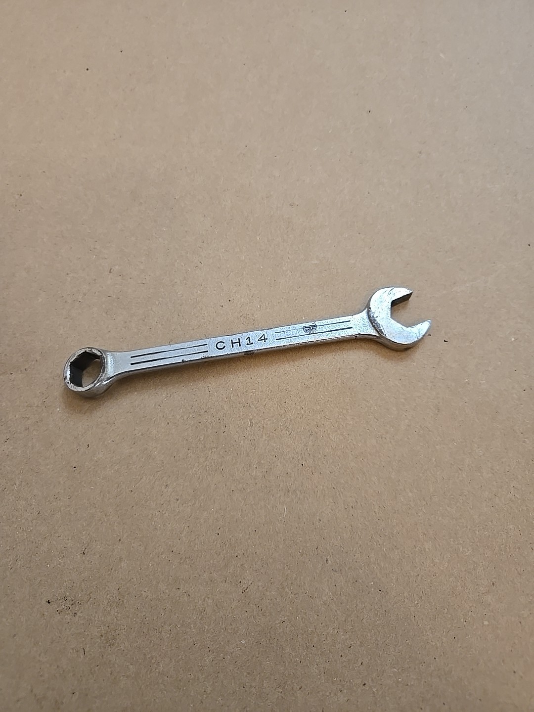 Mac Tools 7/16″ 6PT SAE Short Chrome Combination Wrench USA CH14