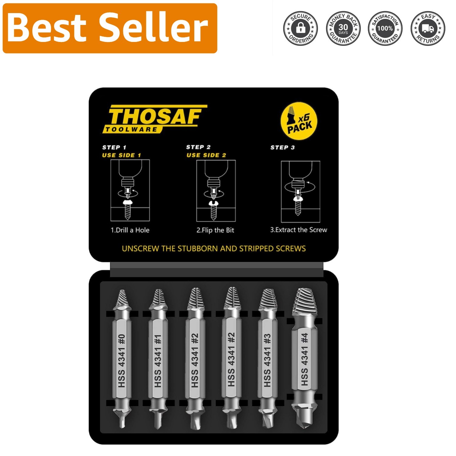 Gifts for Men,Damaged Screw Extractor Set,Valentines Day Gifts for Him Her Me…