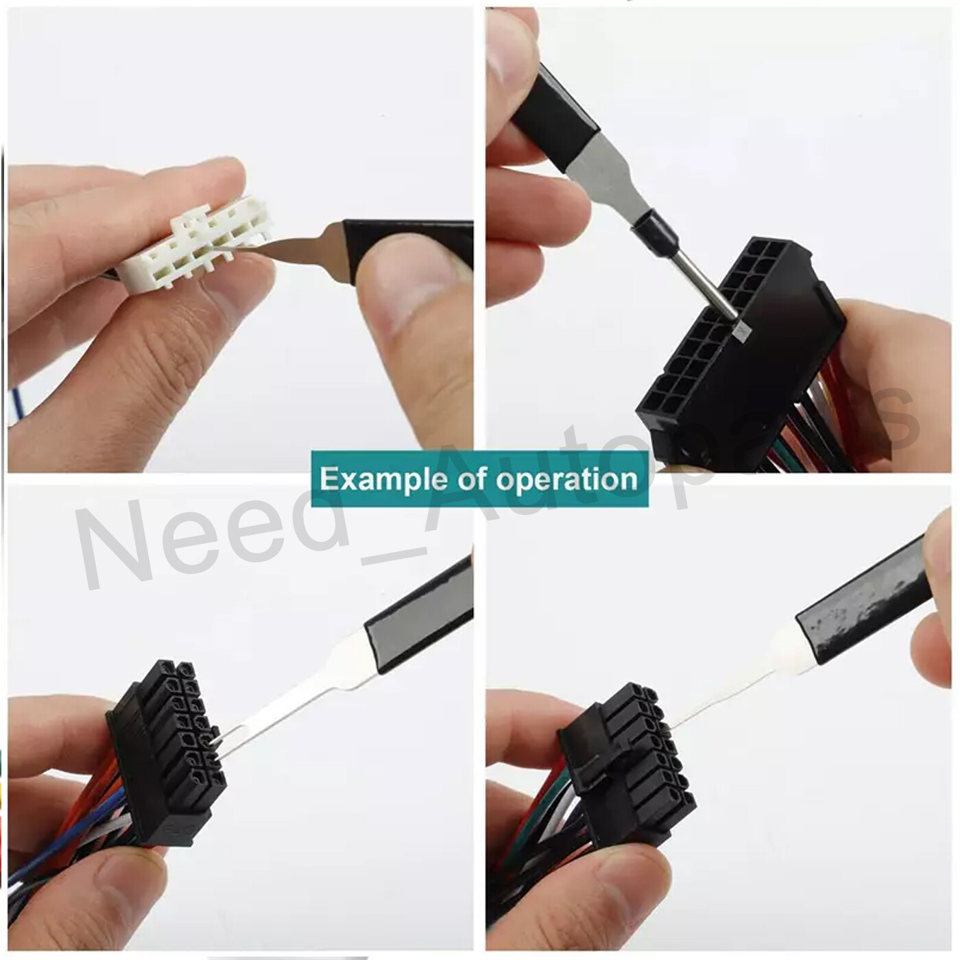 Car Terminal Removal Tools Wire Plug Connector Extractor Puller Release Pin Kit