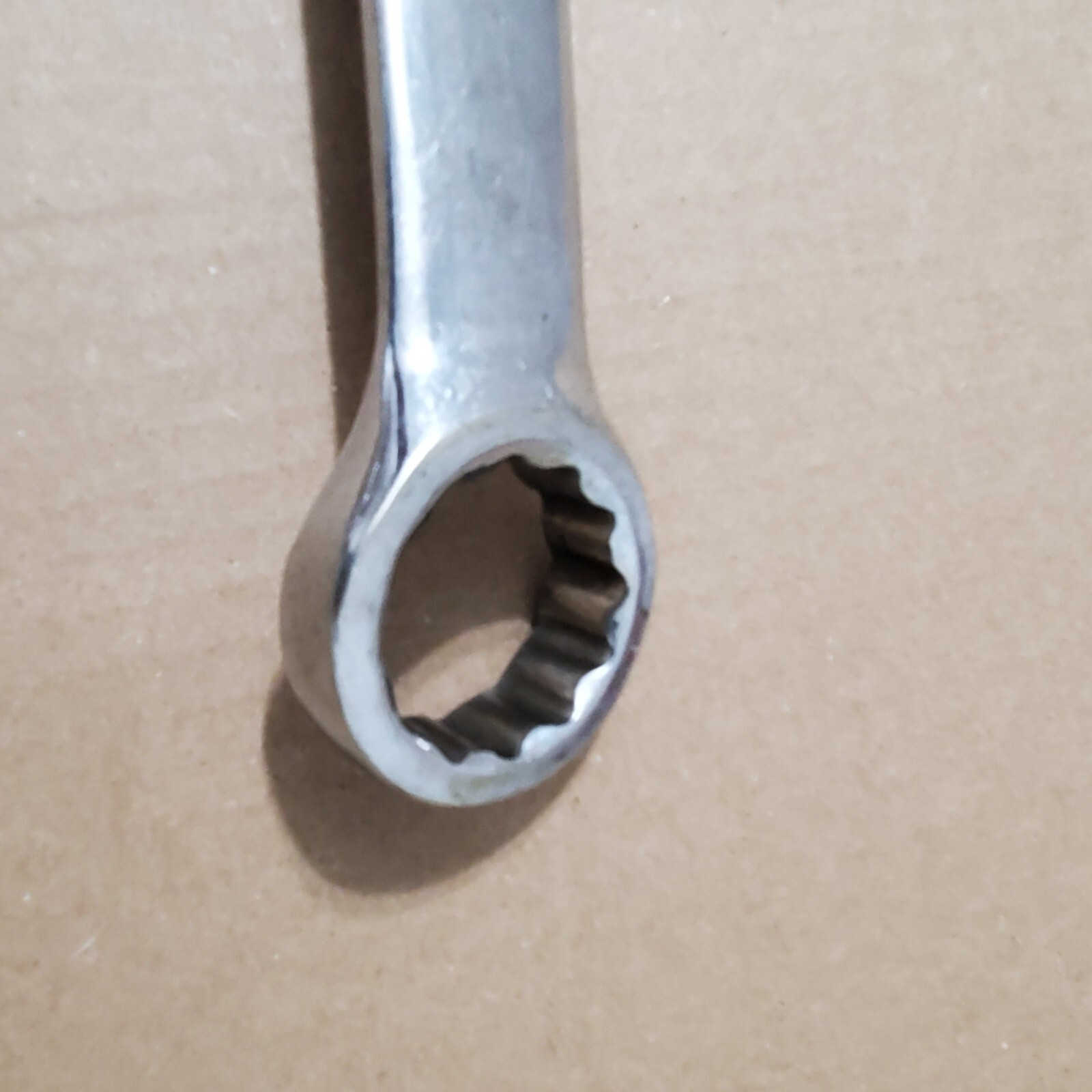 Pittsburgh Combination Wrench 1-1/8″ SAE 12pt Chrome Finish, 15.5″. Estate Find