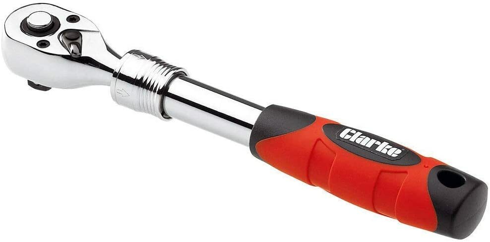 Clarke PRO200 1/2″ Drive Extendable Ratchet locks 305 – 445mm Lifetime Guarantee