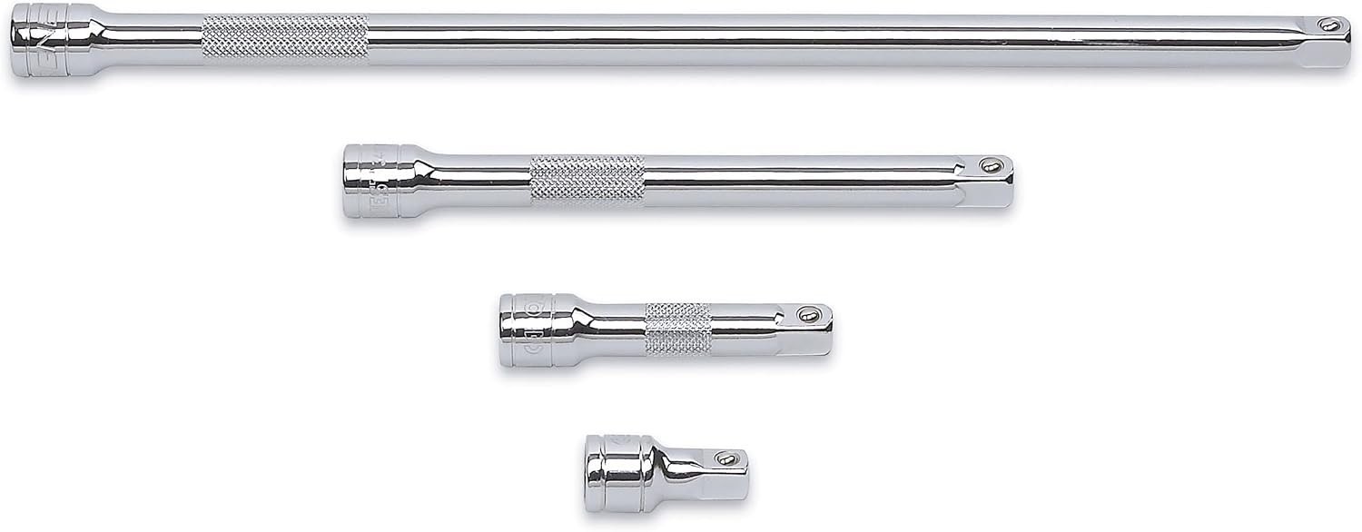 Gearwrench 81200D 4-Piece Drive Extension Set – Lightweight & Rust-Resistant