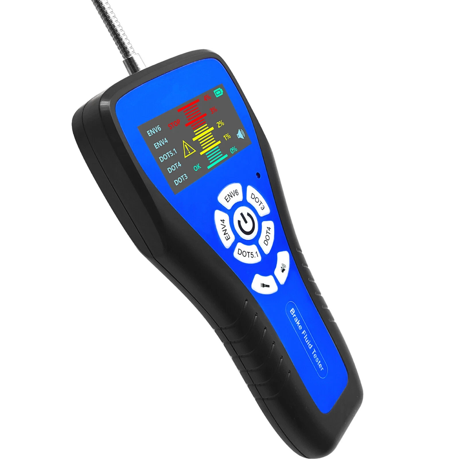 Kuntech Automotive LCD Brake Fluid Tester,for DOT3 DOT4 DOT5.1 ENV6 ENV4 Tester