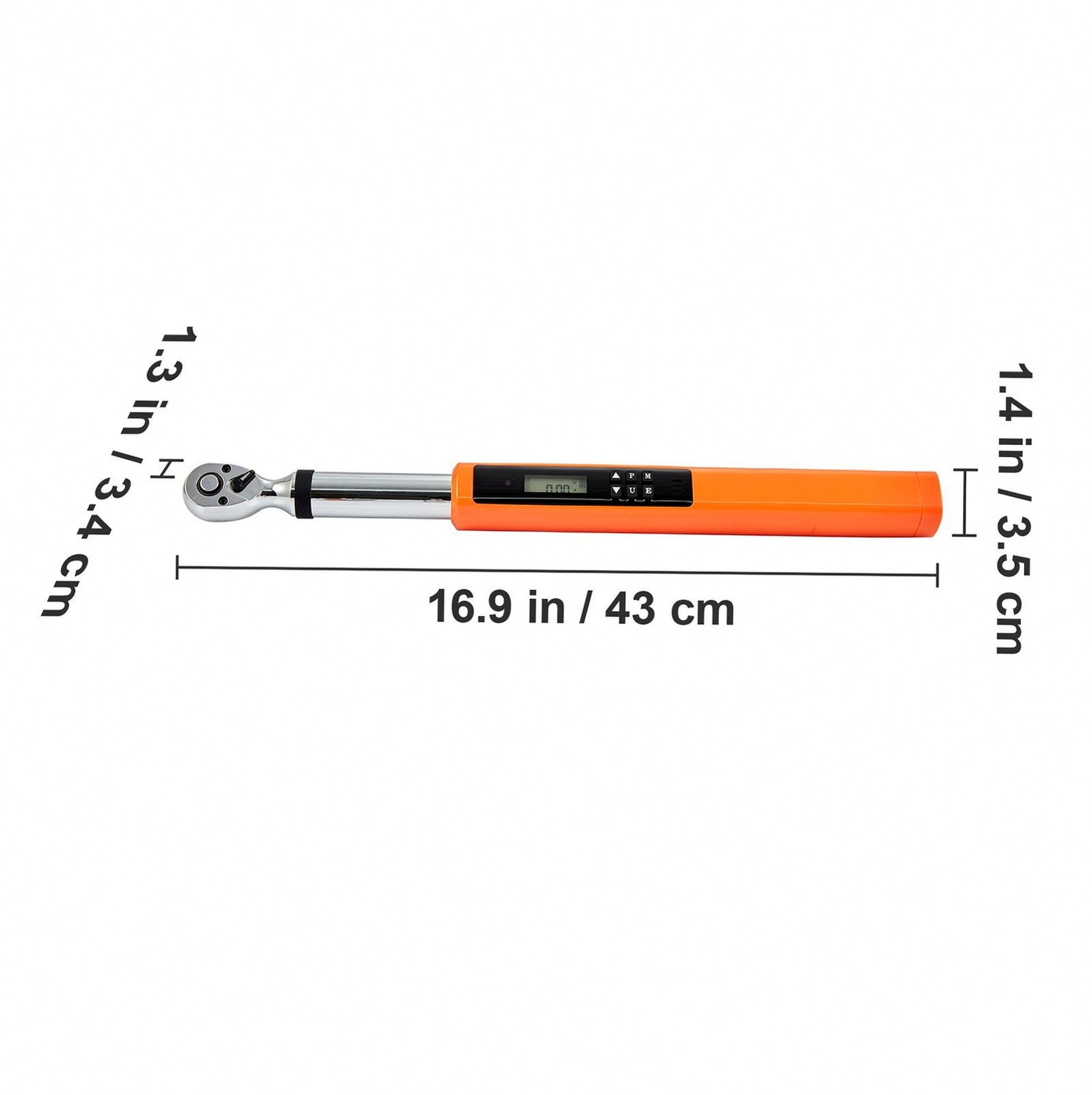 3/8″ Digital Torque Wrench 5-50Nm ±2% Accuracy Real Time Mode