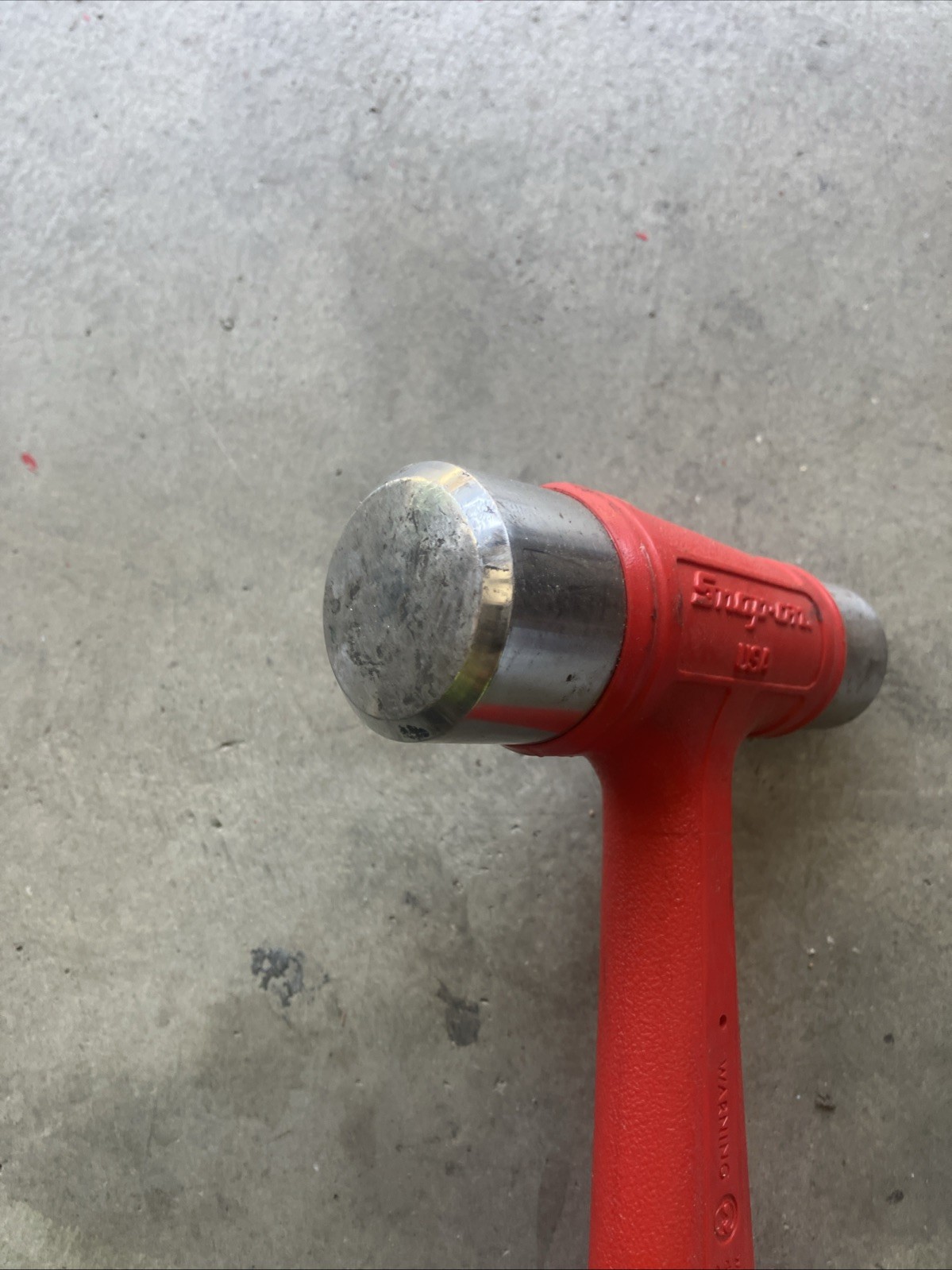Snap-On HSSD32 32oz Dual-Face Drilling Dead Blow Hammer (Red)