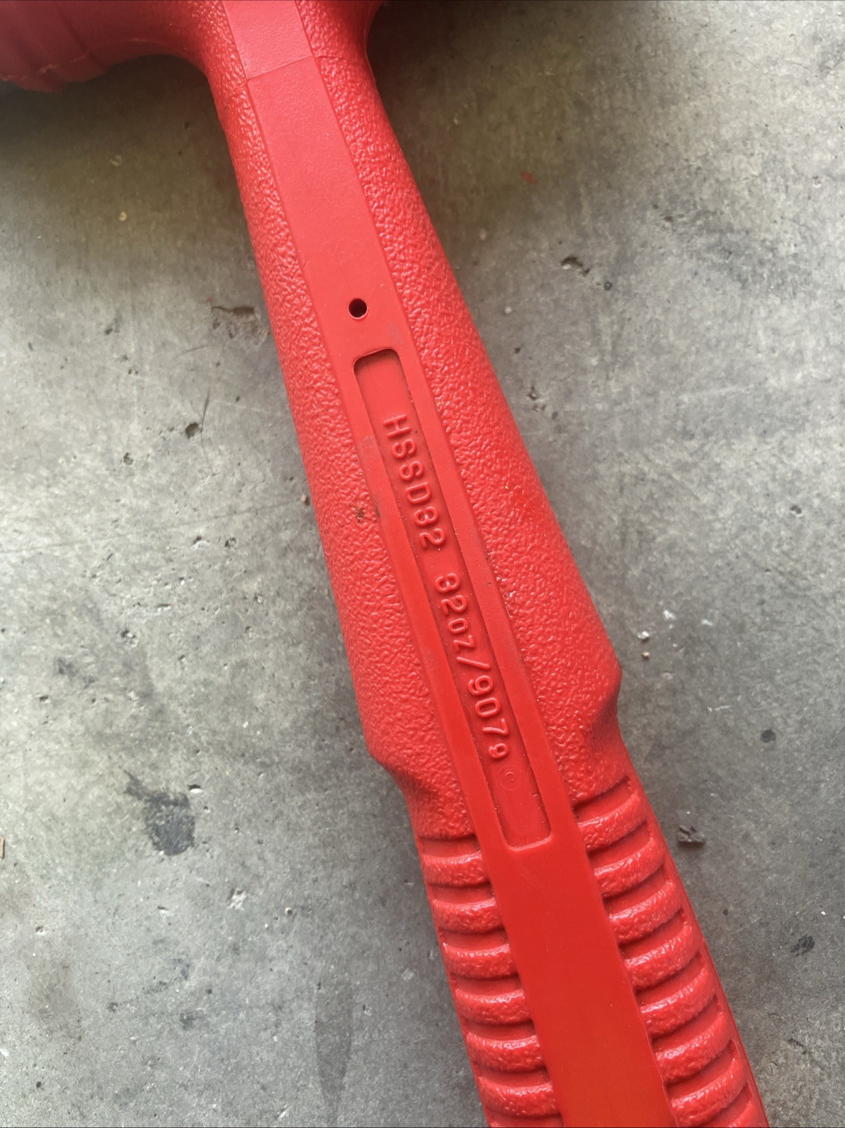 Snap-On HSSD32 32oz Dual-Face Drilling Dead Blow Hammer (Red)