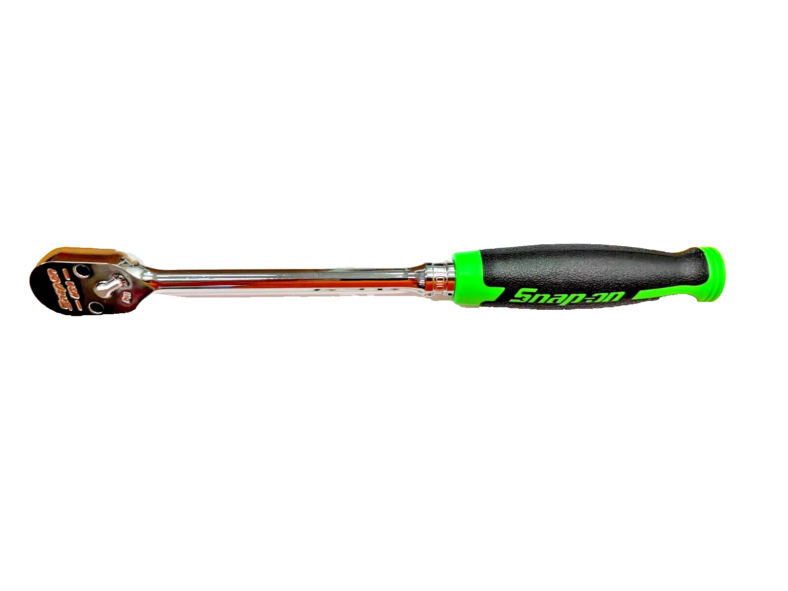 Snap-on Tools 3/8″ Drive 100 Tooth GREEN HARD Grip Long Ratchet FHLD100G USA NEW